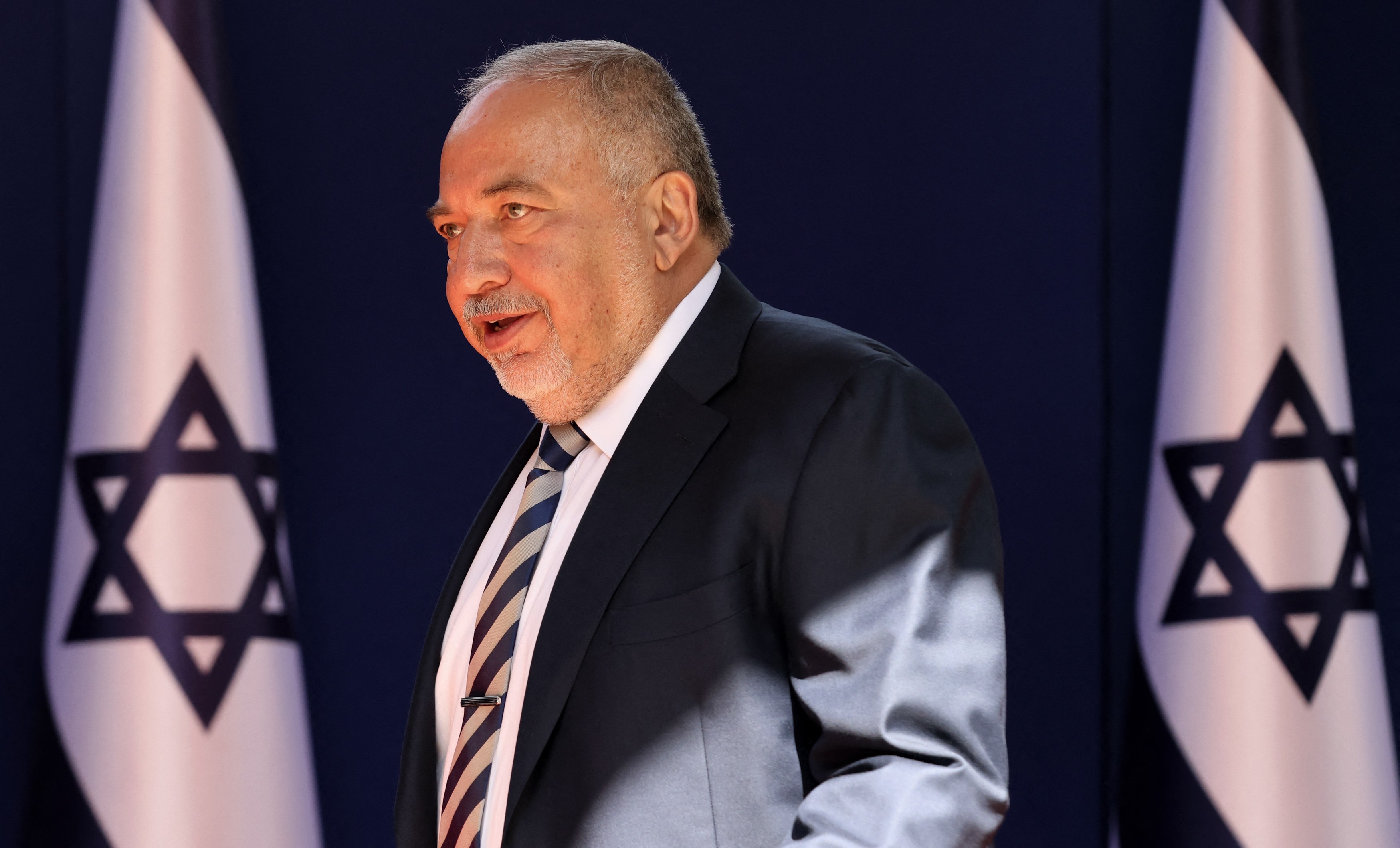 Israel's Finance Minister Avigdor Lieberman