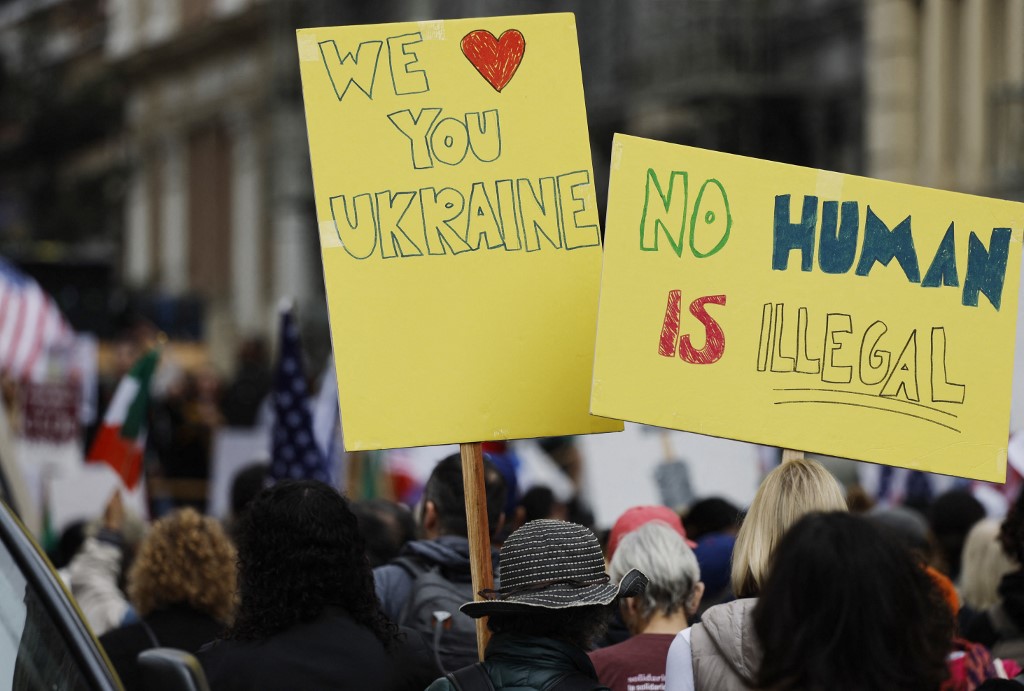 Faith Groups Hold "March For Dignity" In Los Angeles