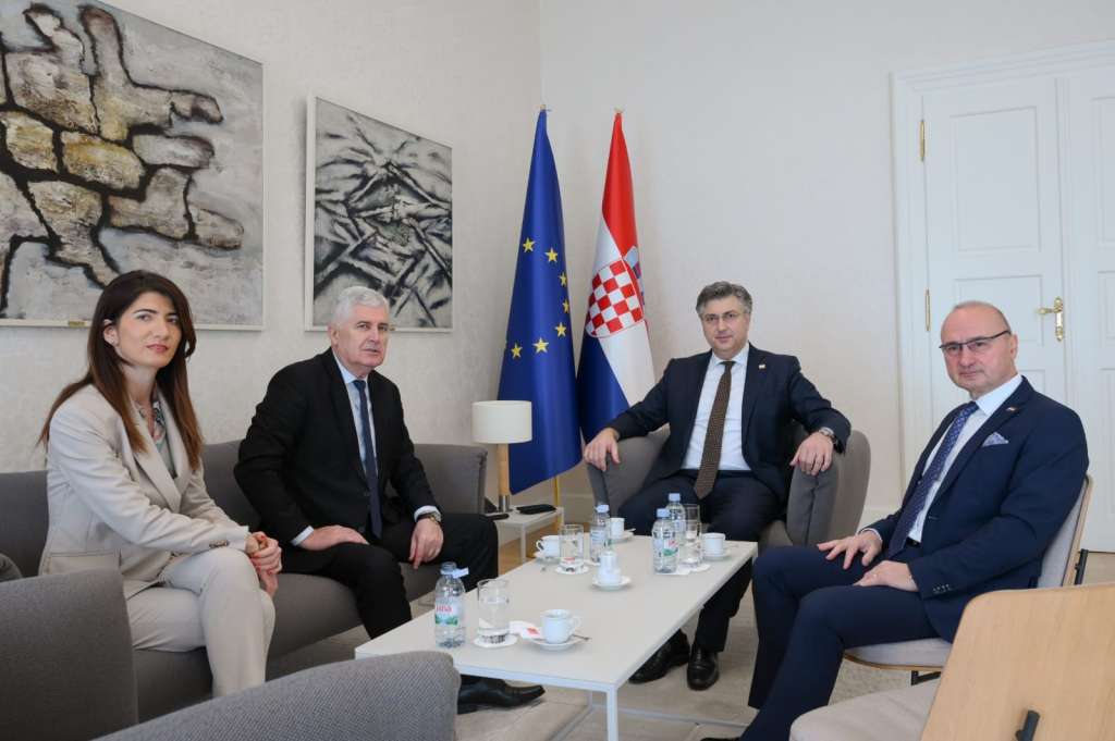 Čović i Plenković u Zagrebu