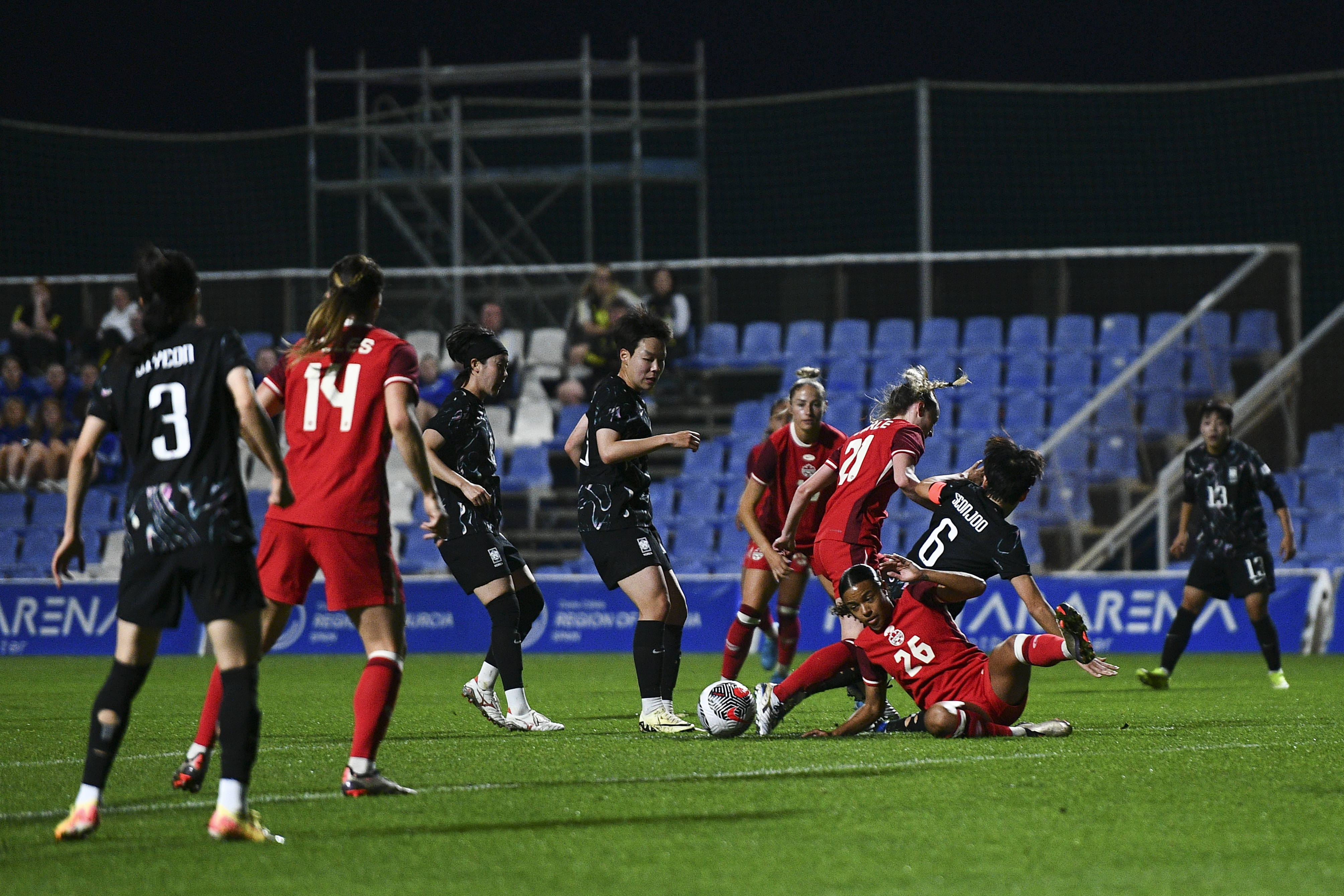 Spain Canada South Korea Women's Soccer