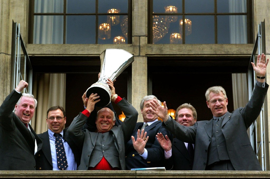 Dirk Schneider, Jan Everse, Eddy Treytel, Gerard Reitsma, Wim Rijsbergen and Joop van Daele