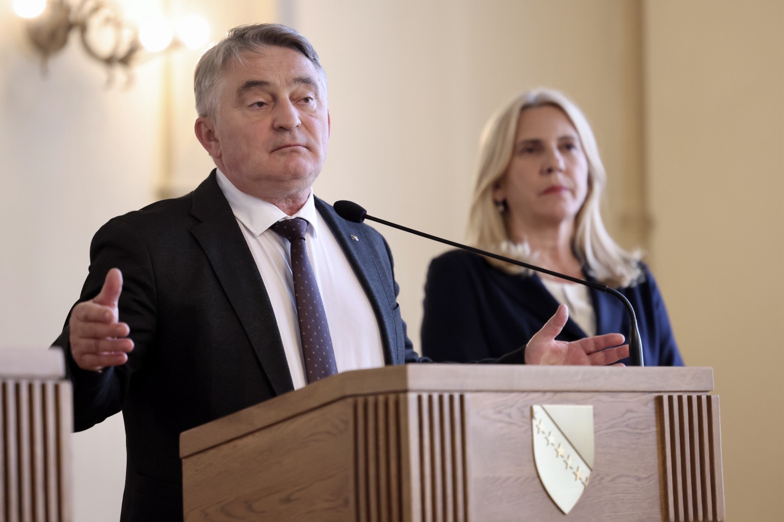 Željka Cvijanović i Željko Komšić