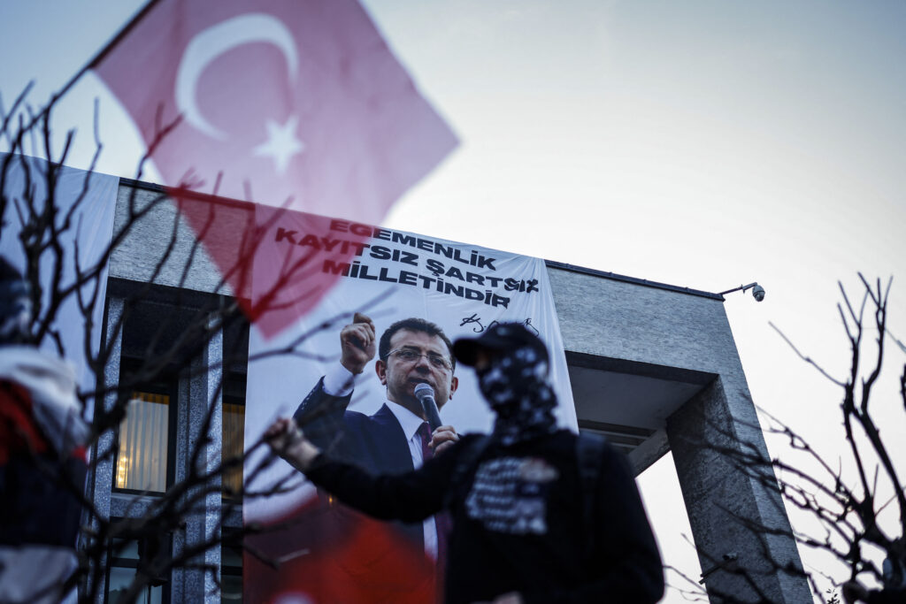 TURKEY-POLITICS-OPPOSITION-ARREST-DEMO