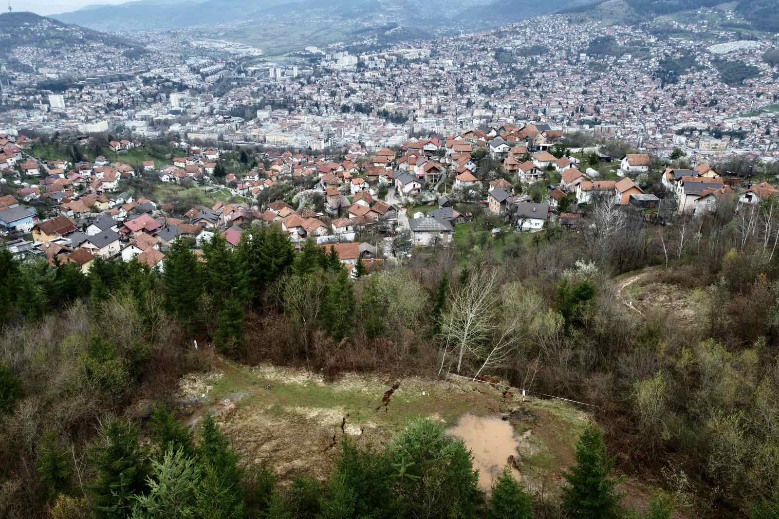 curine njive klizište trebević