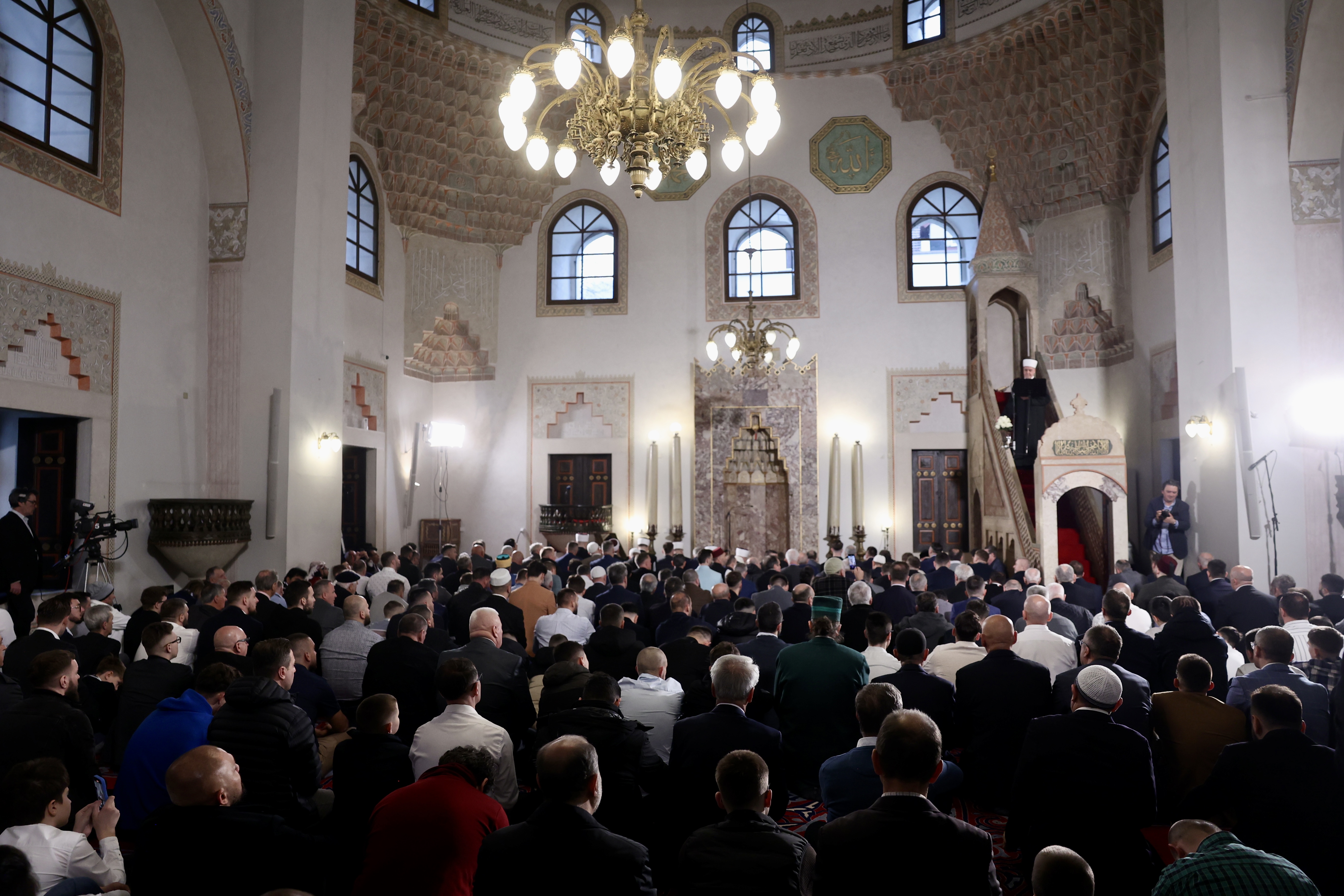 Bajram-namaz u Beogovj džamiji u Sarajevu/ Foto: N1/F.Z.
