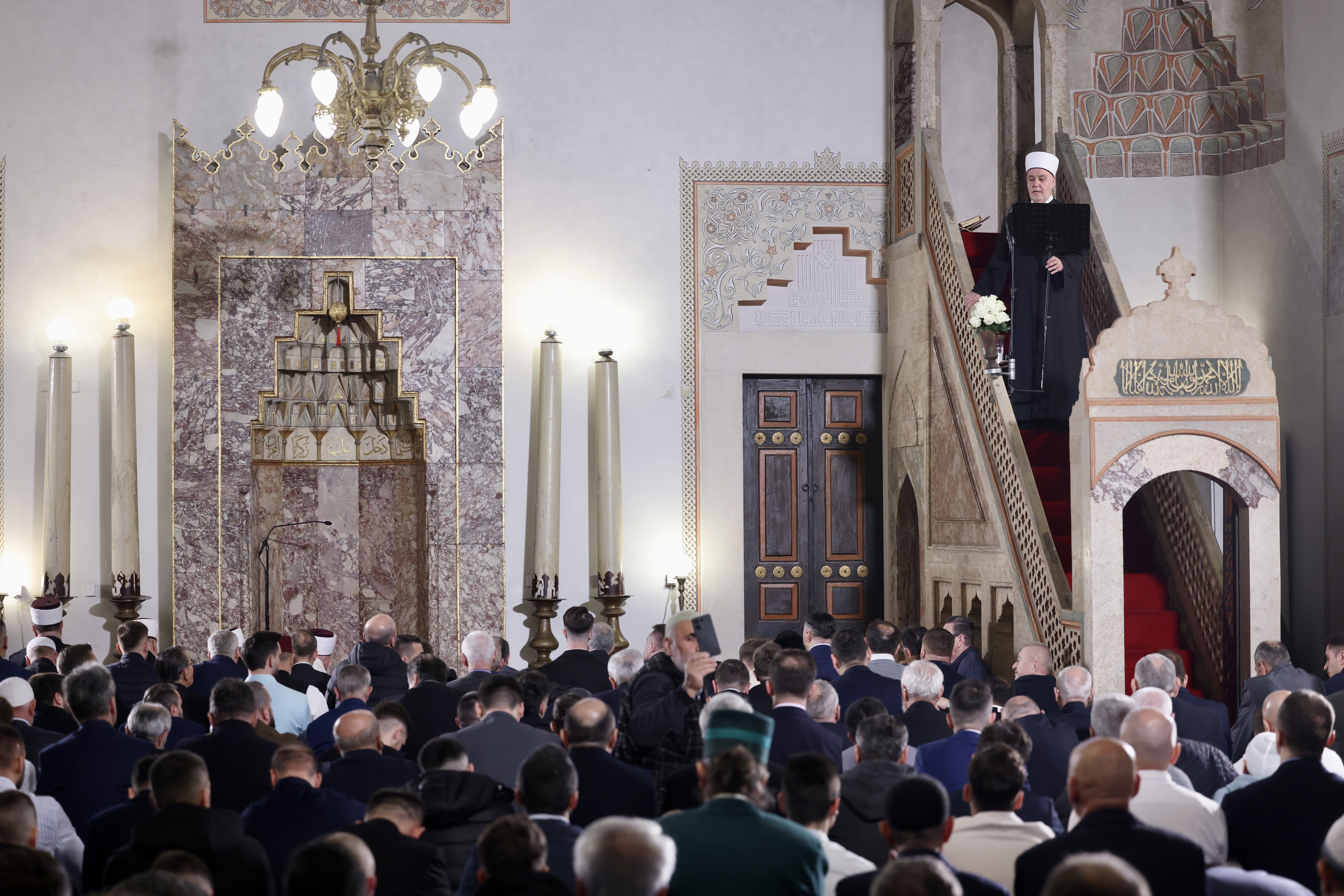Bajram-namaz u Beogovj džamiji u Sarajevu/ Foto: N1/F.Z.
