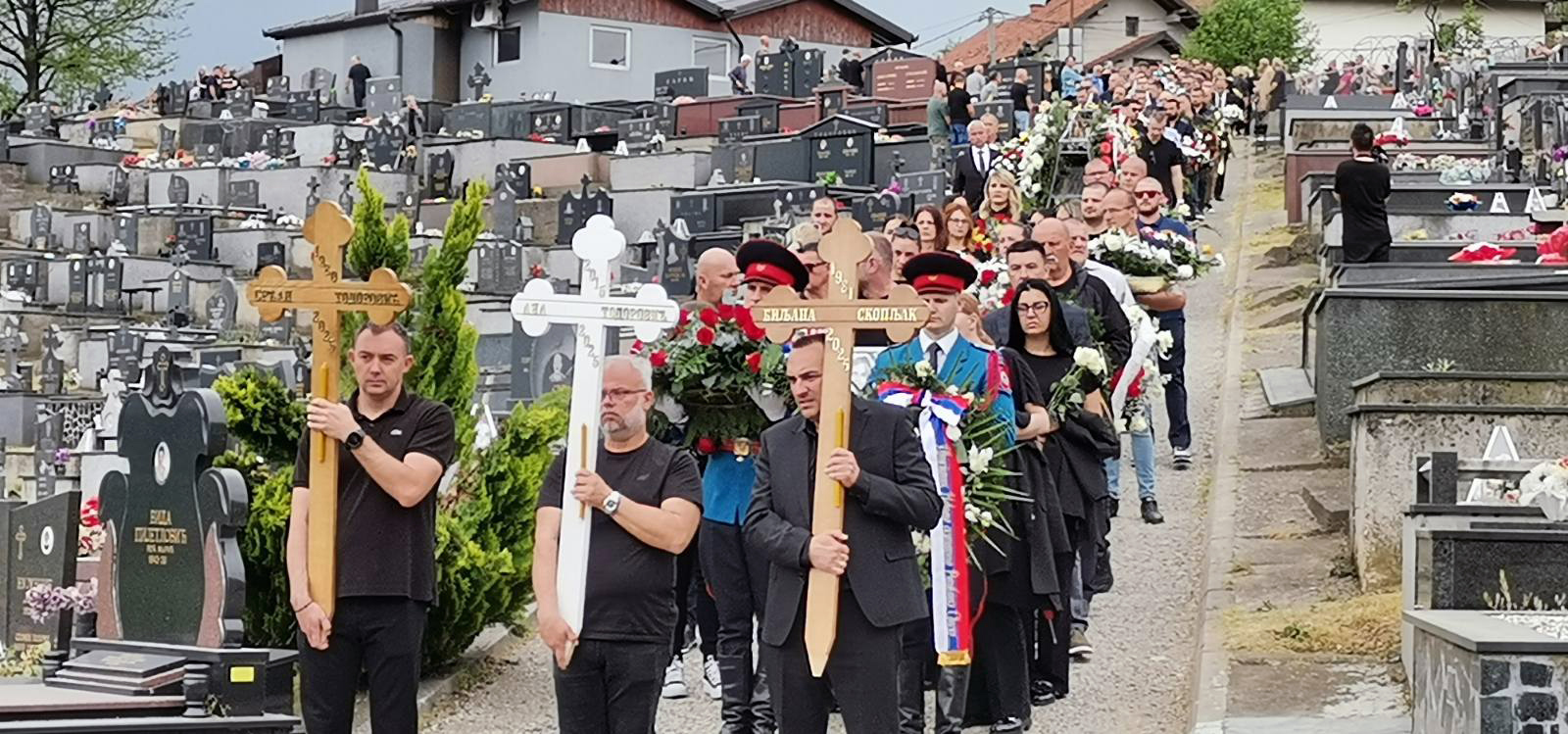 Добој - сахрана трагично настадале