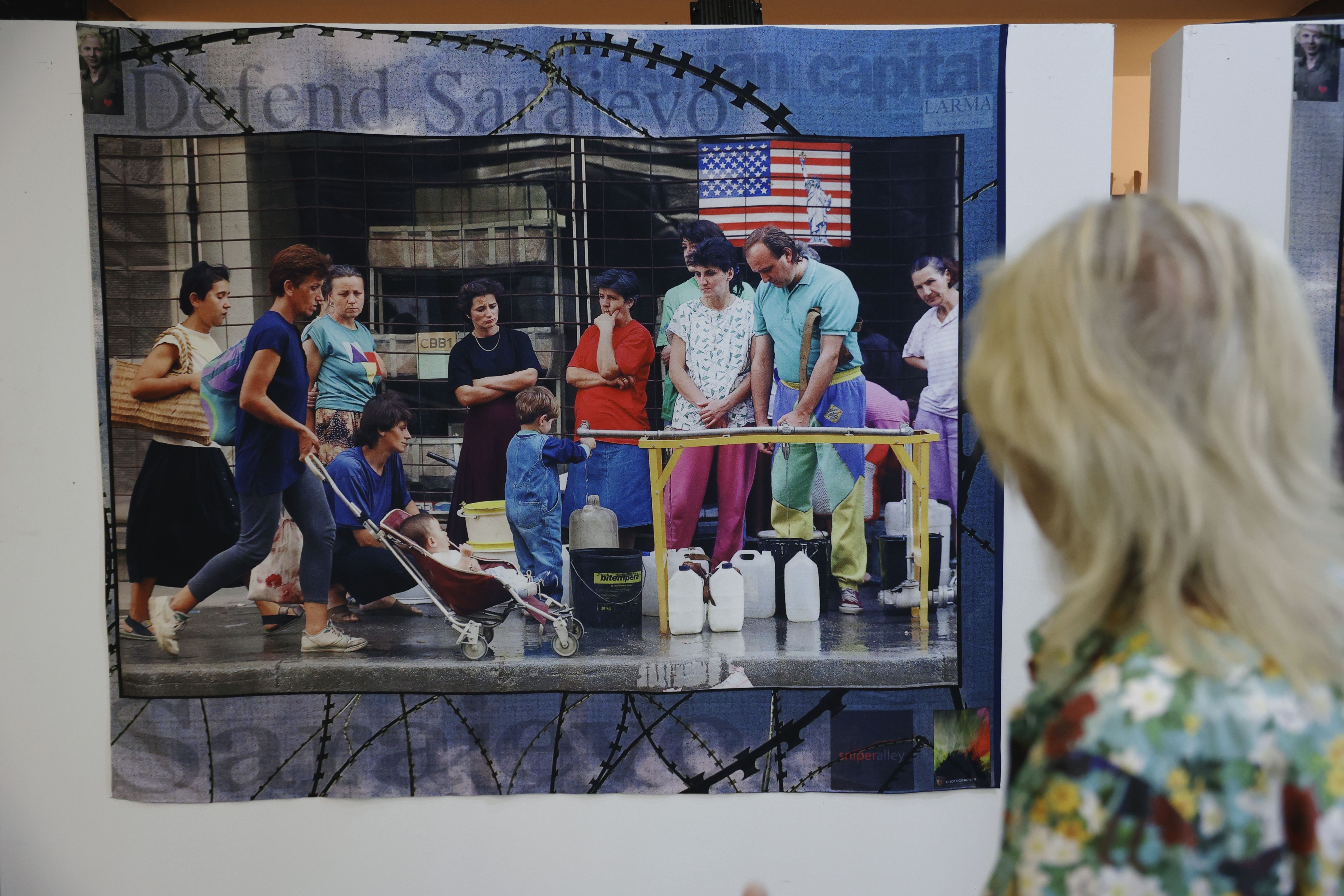 Otvorena izložba 'Plač za 1.601 dijete'' autora Rikarda Larme (Fena/Almir Razić)Razić)