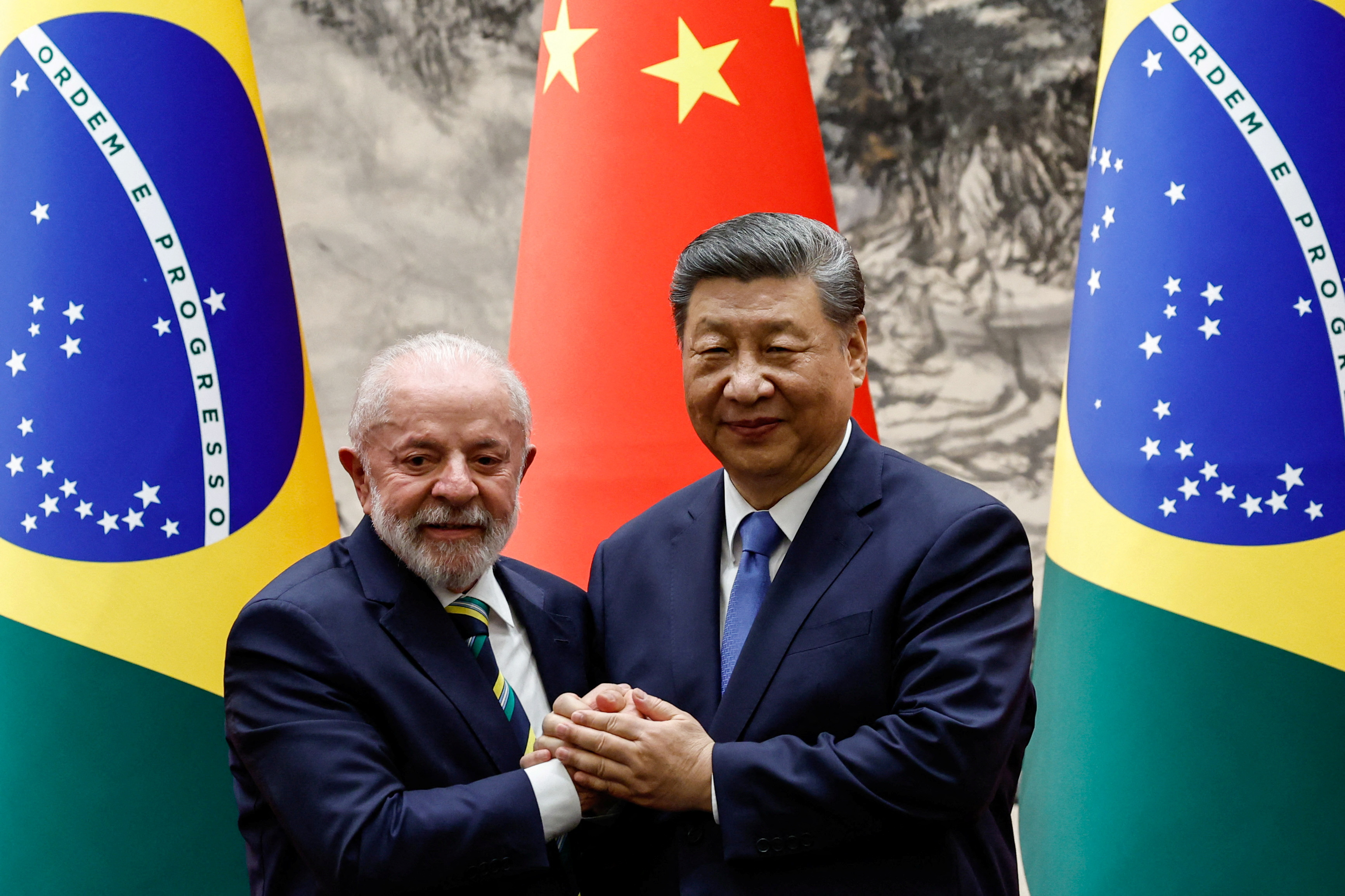 Luiz Inacio Lula da Silva i Xi Jinping