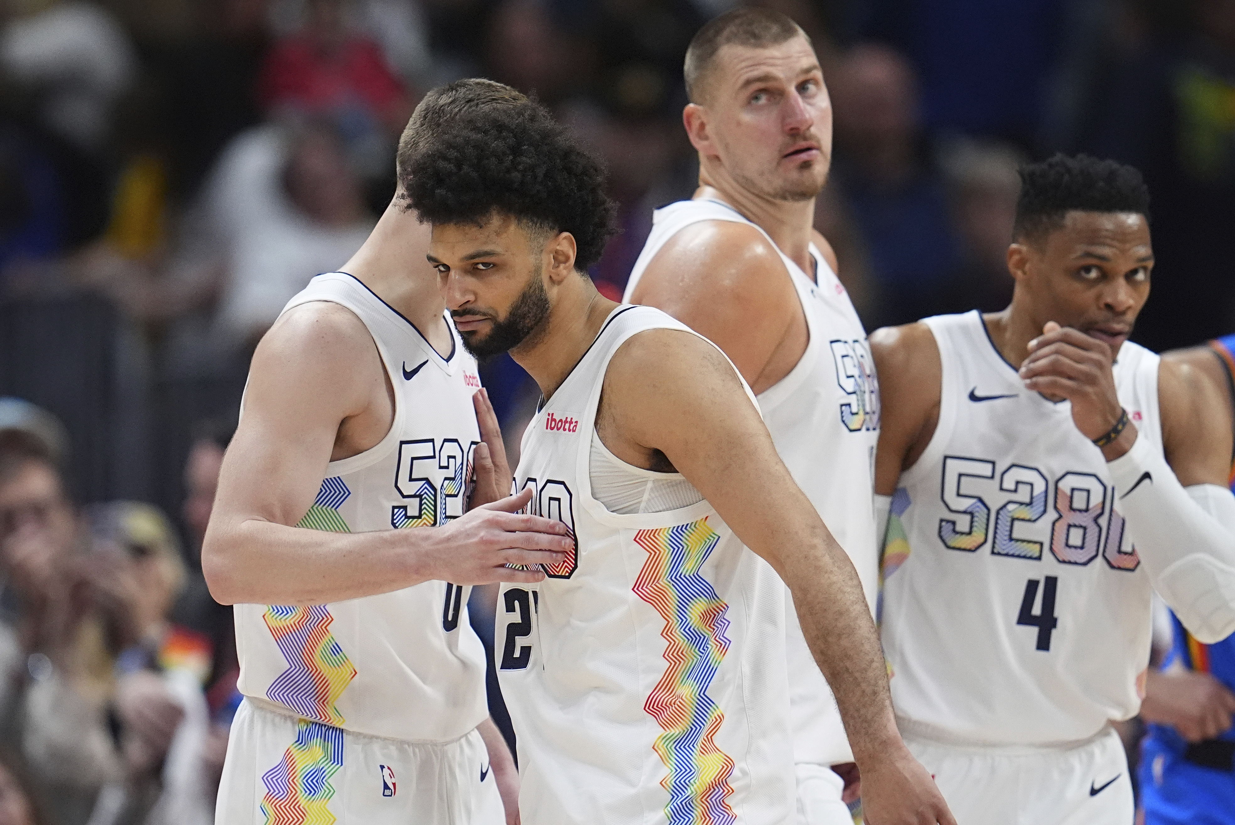 AP25136140620686 Nikola Jokić Russel Westbrok Denver Nuggets