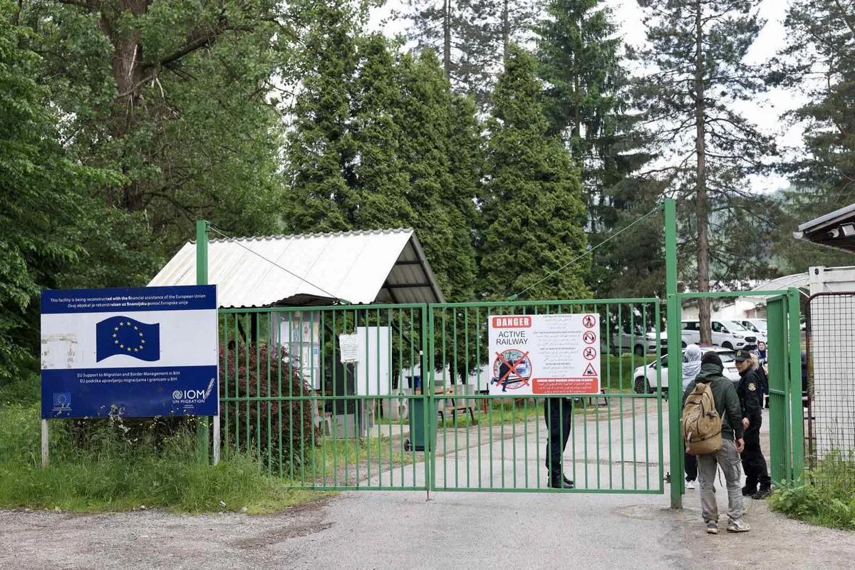 migrantski kamp blažuj