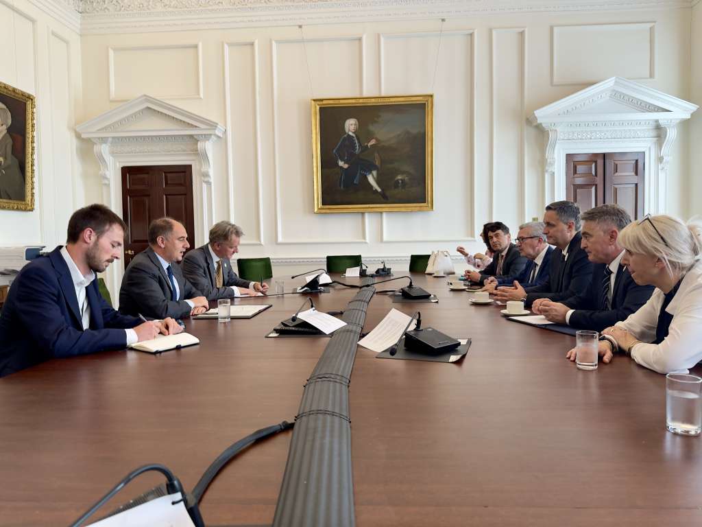 Komšić i Bećirović sa Nickom Catsarasom