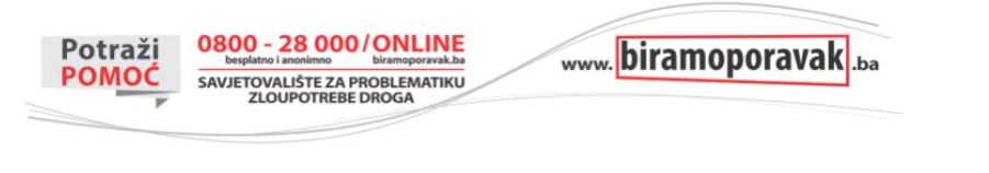 Linija za pomoć ovisnicima udruženja Proslavi oporavak