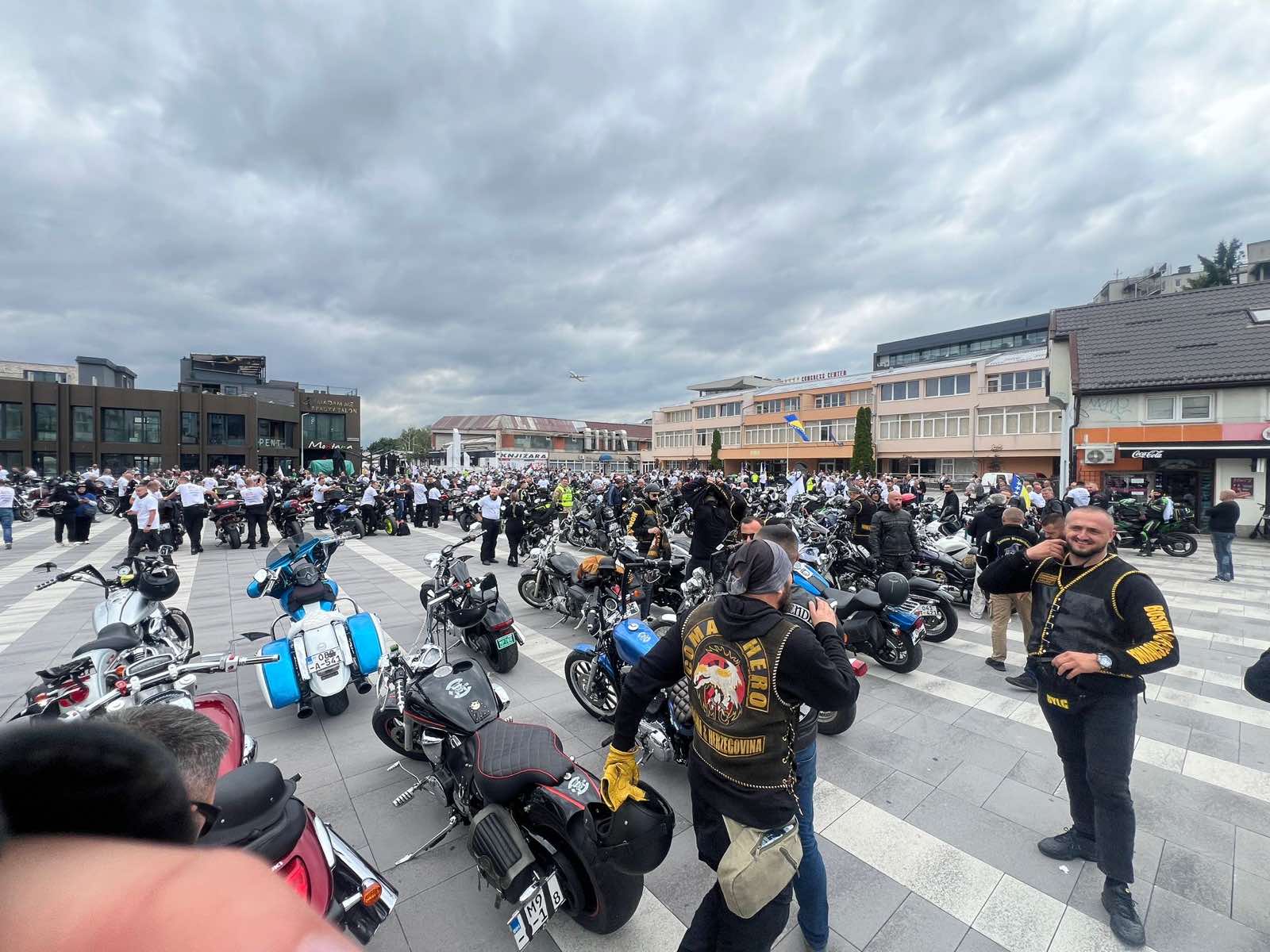 motociklisti kolona srebrenica