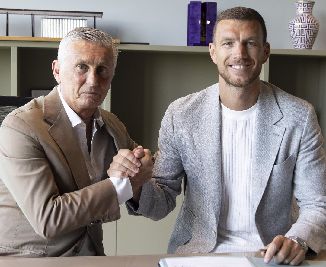 Džeko Edin Edin Dzeko Fiorentina