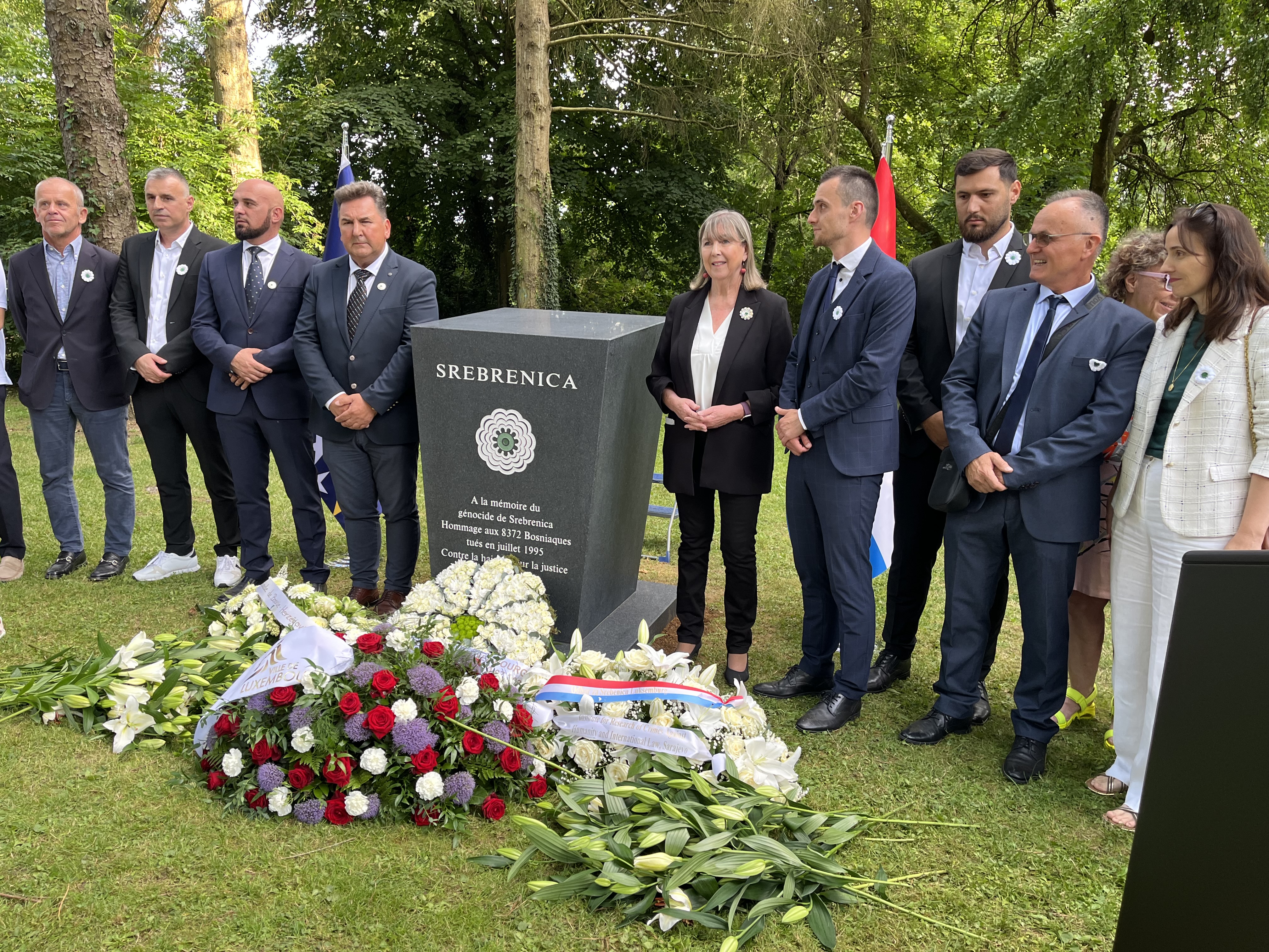 Srebrenički memorijal u Luksemburgu