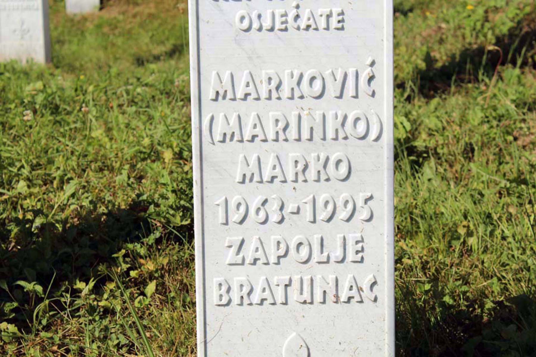 Marko Marković potočari