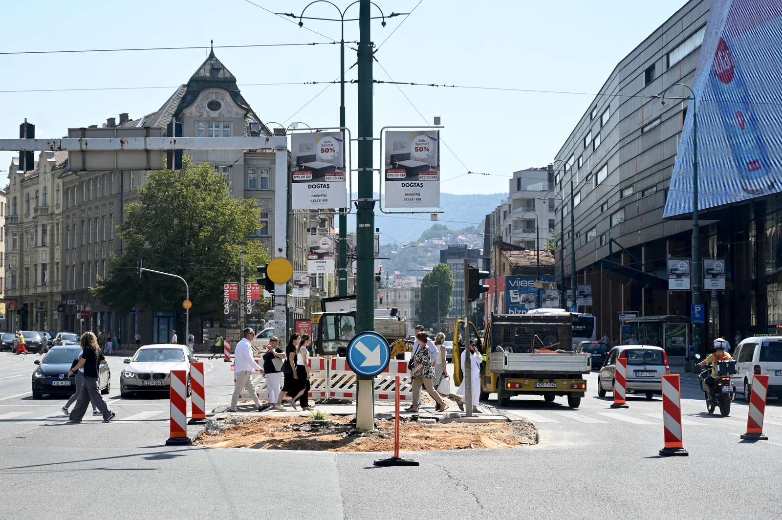 SCC, Marijin Dvor, radovi