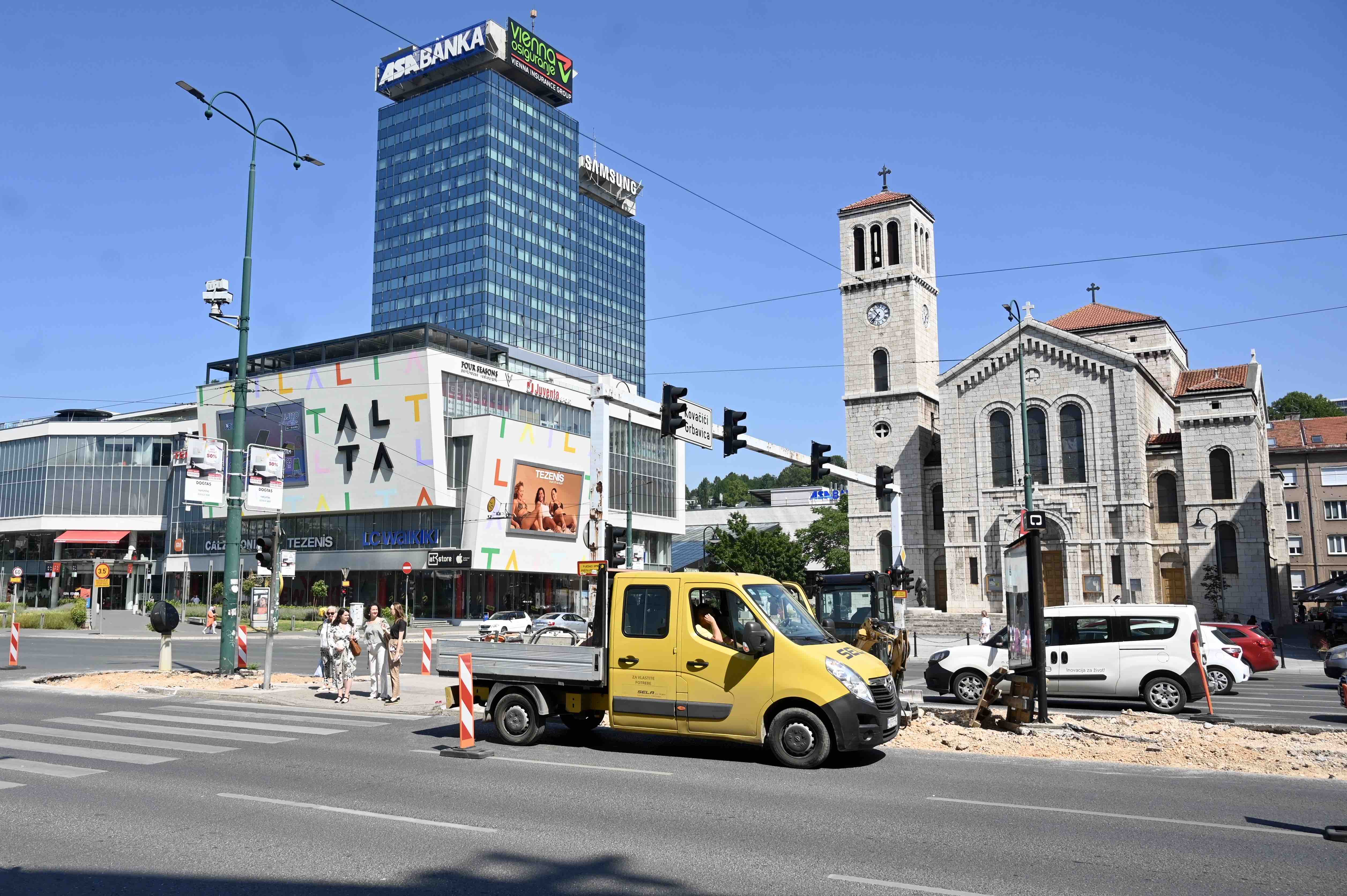 SCC, Marijin Dvor, radovi