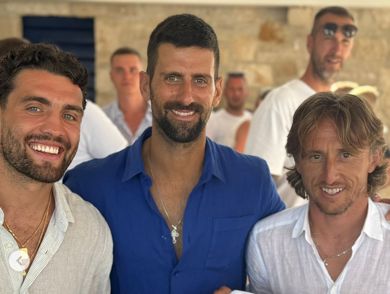 Novak Đoković Mateo Kovačić Luka Modrić