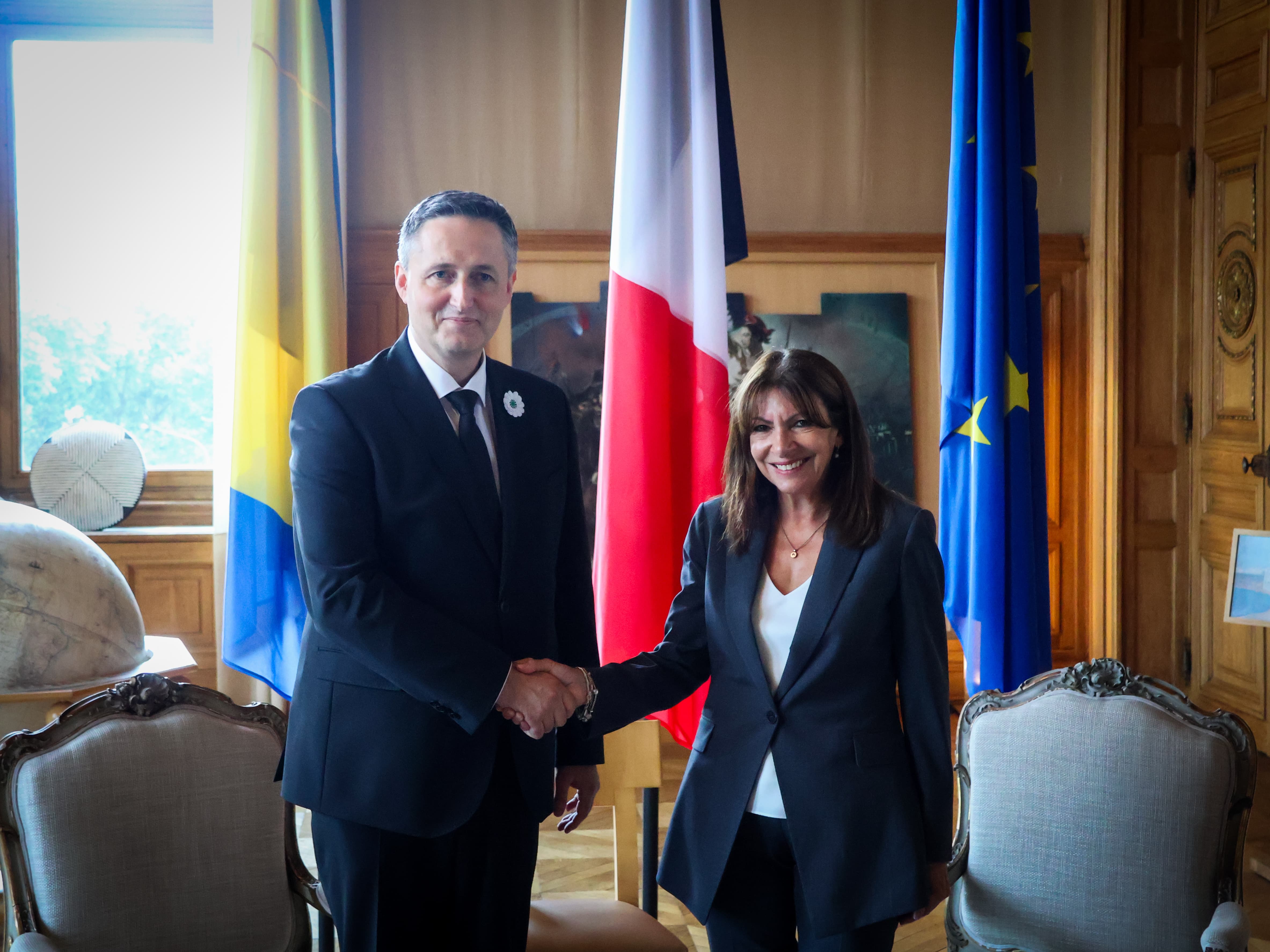 Anne Hidalgo i denis bećirović