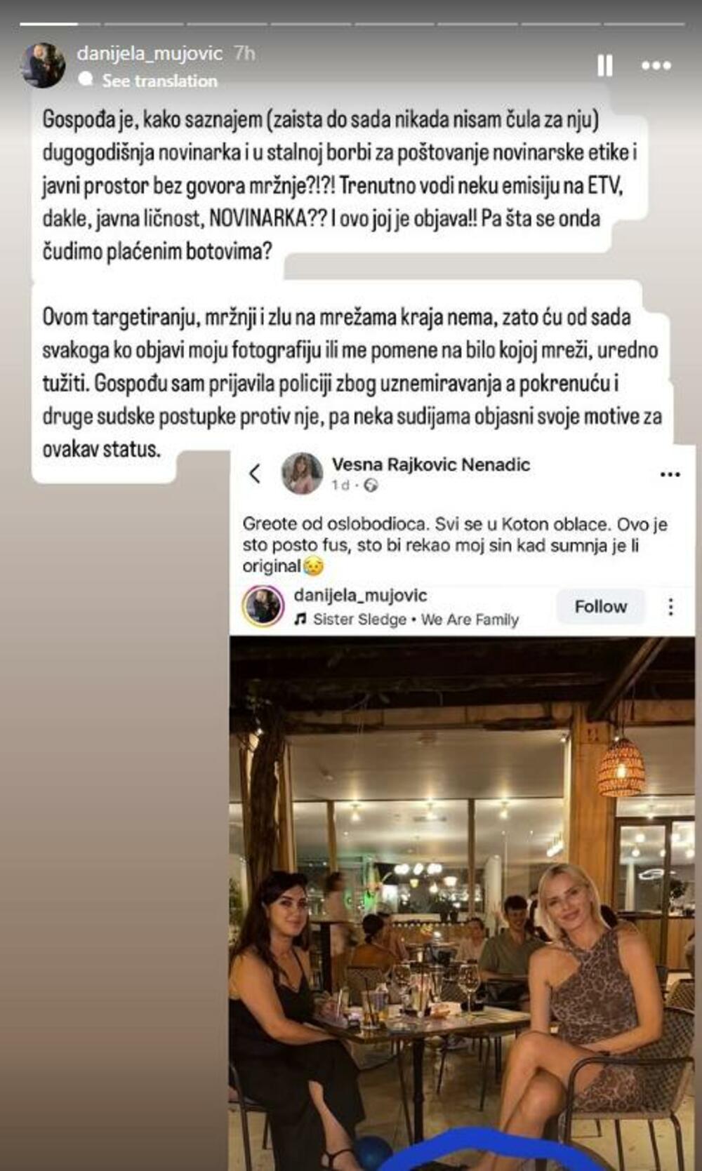 zena gradonacelnika podgorice