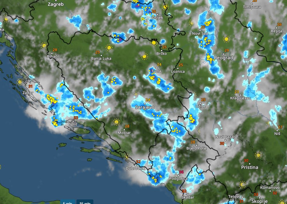 nevrijeme stize u bih