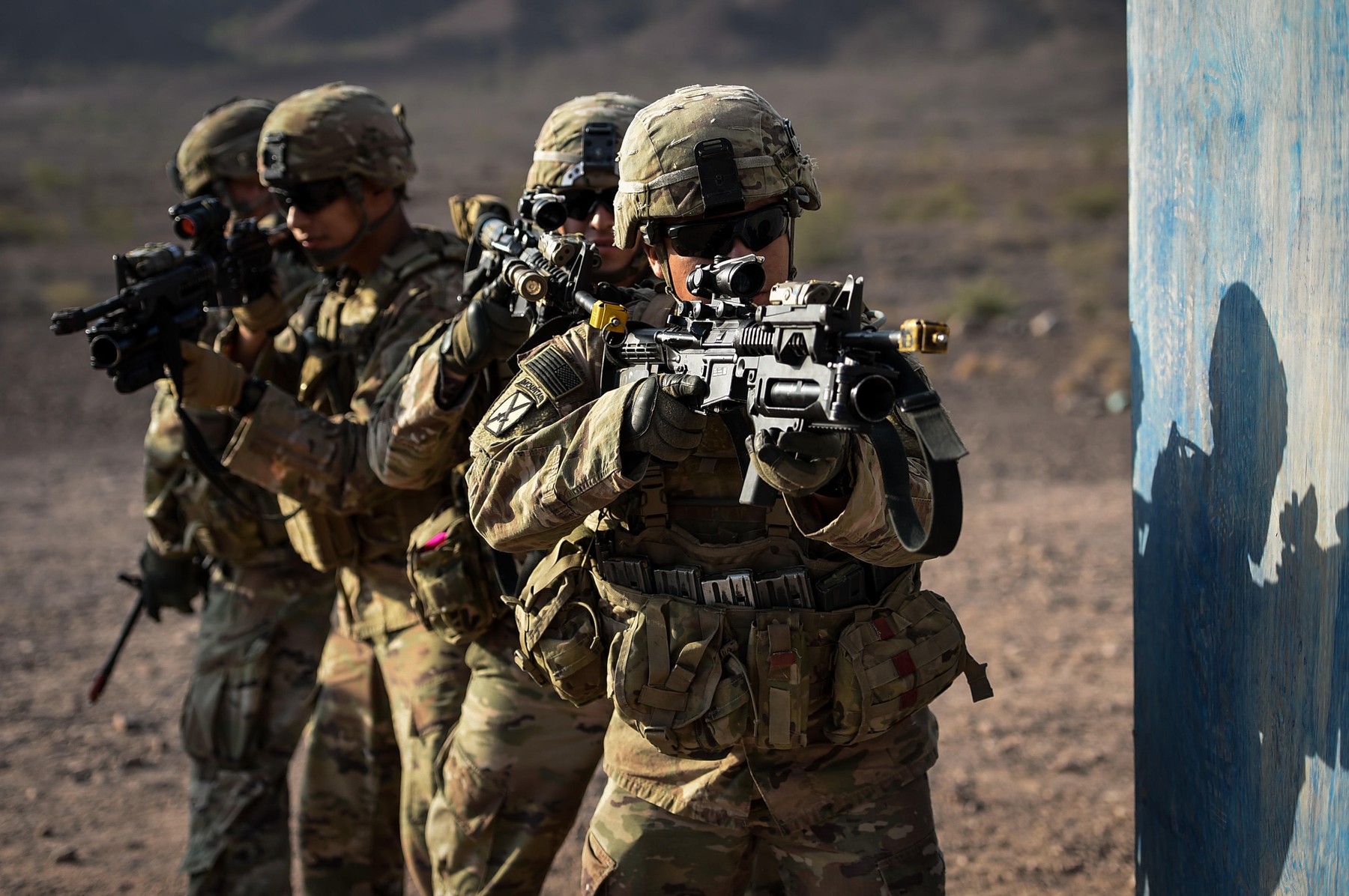 U.S. Army Soldiers from Battle Company, 1-32 Infantry