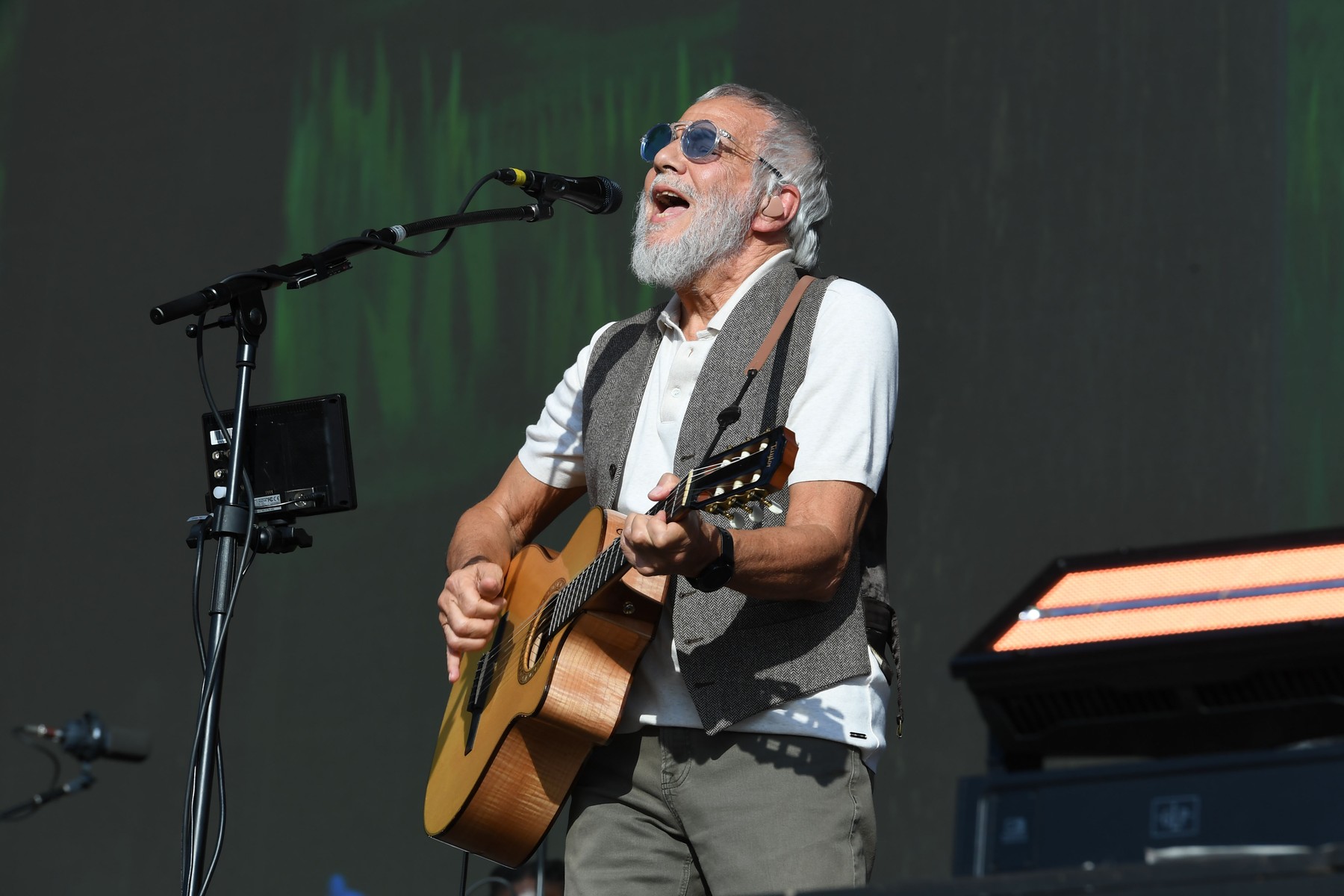 LONDON, ENGLAND - JULY 11: Yusuf Islam (Cat Stevens) performing at British Summertime, Hyde Park on July 11, 2025 in London, England. License: Rights-managed, Restrictions: , Credit line: Martin Harris / Capital pictures / Profimedia