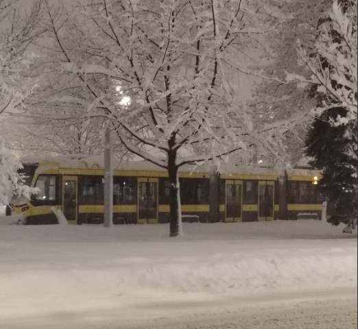 tramvaj snijeg