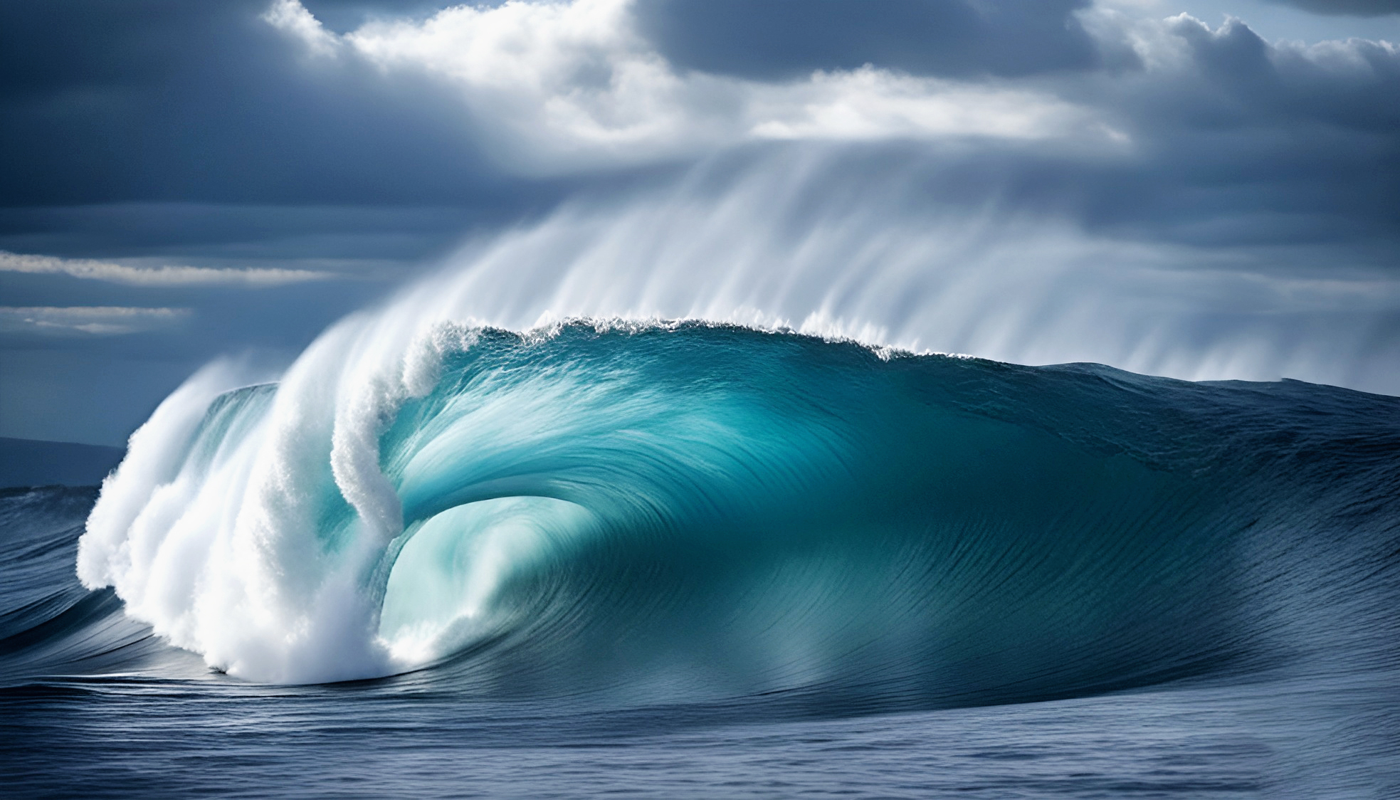 beautiful big ocean waves - seascape,Image: 799702116