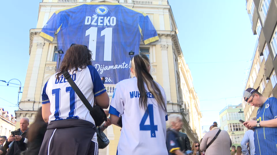 Oproštaj od Edina Džeke u Sarajevu