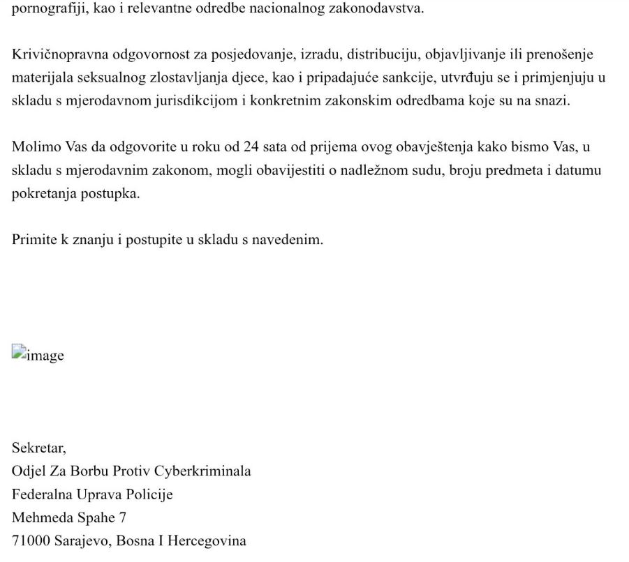 upozorenje fup