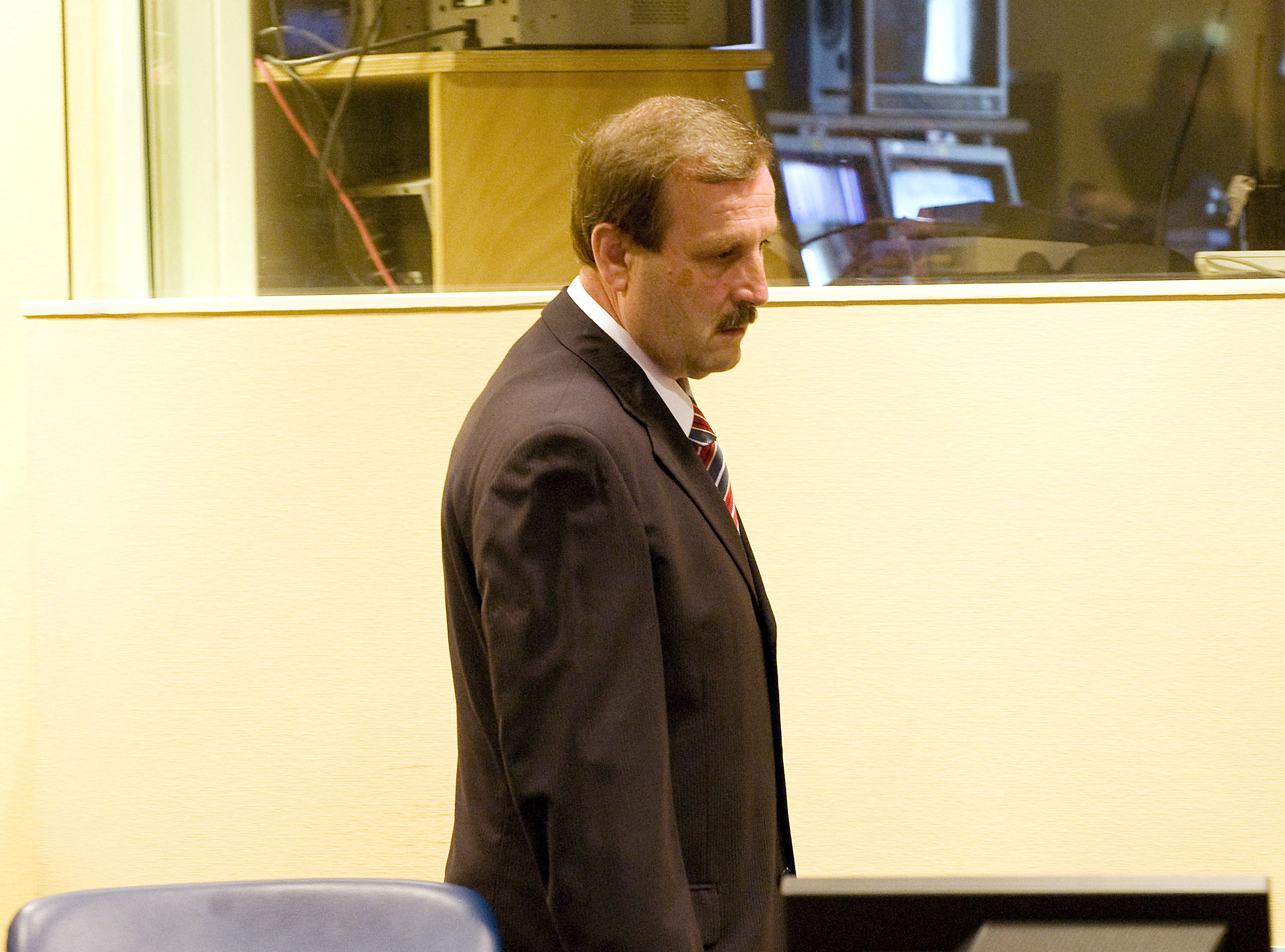 Milan Martic a former war-time political leader of Croatian Serbs