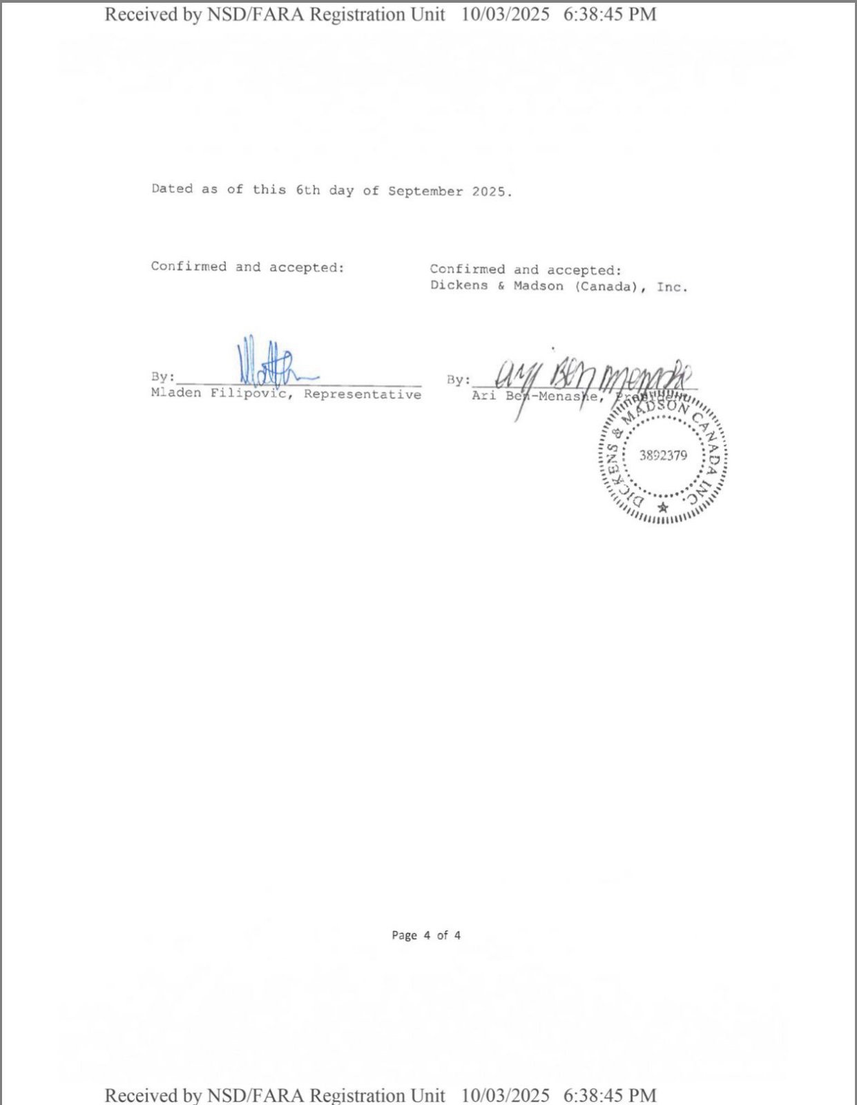 Ugovor RS o lobiranju