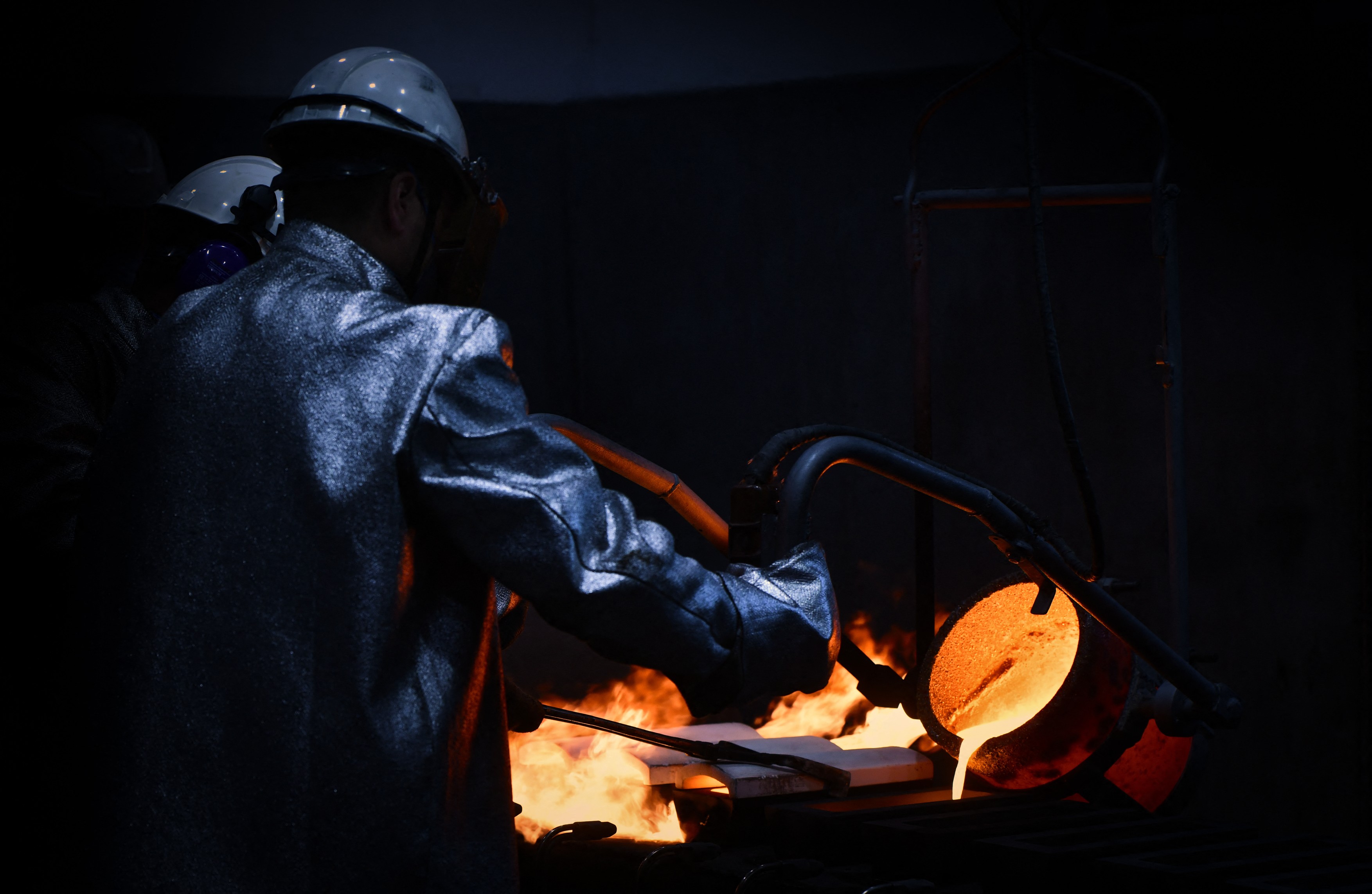 KRASNOYARSK, RUSSIA - MARCH 10: A view of Krastsvetmet