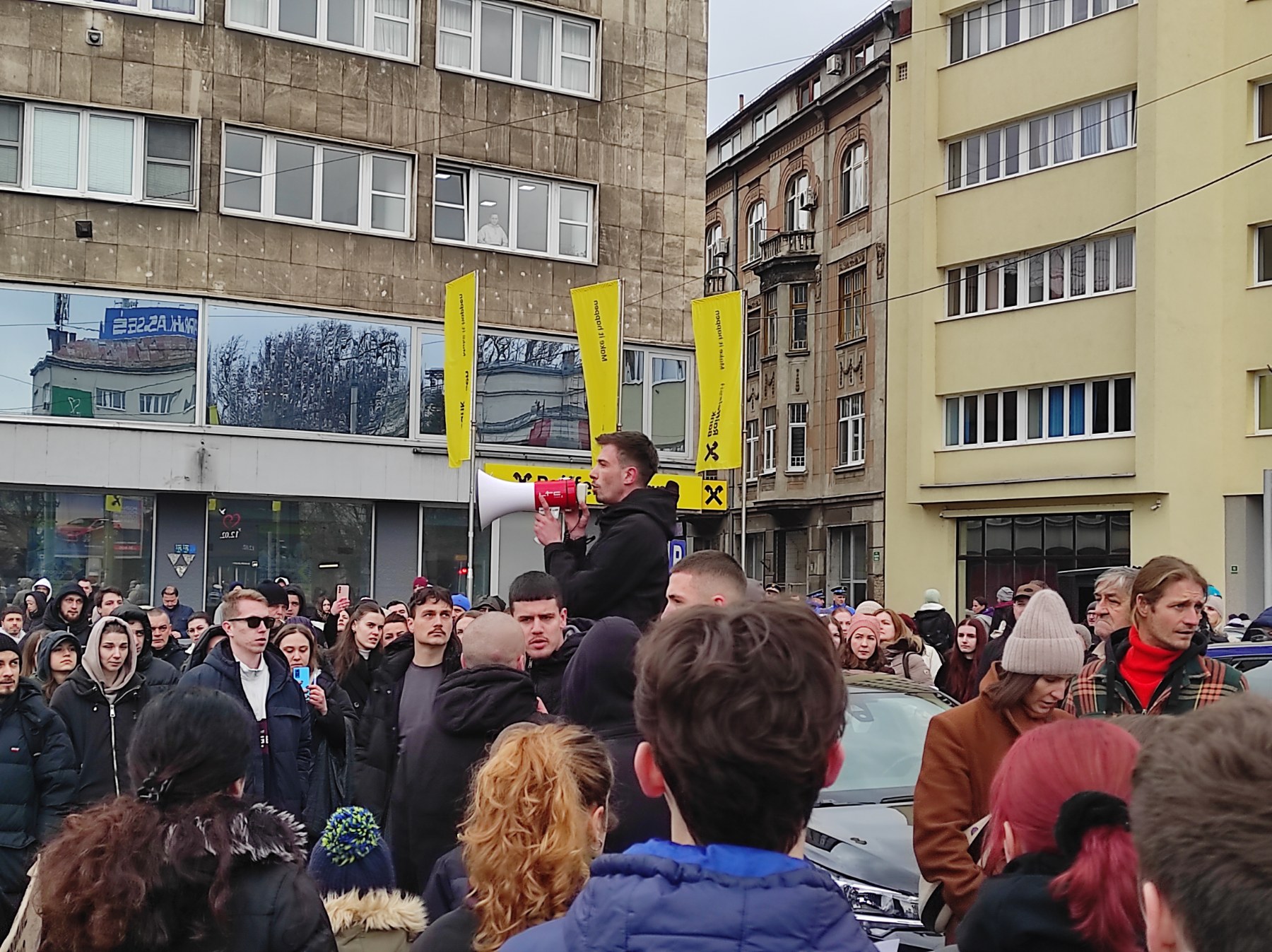 samir hrnjica, protesti u sarajevu