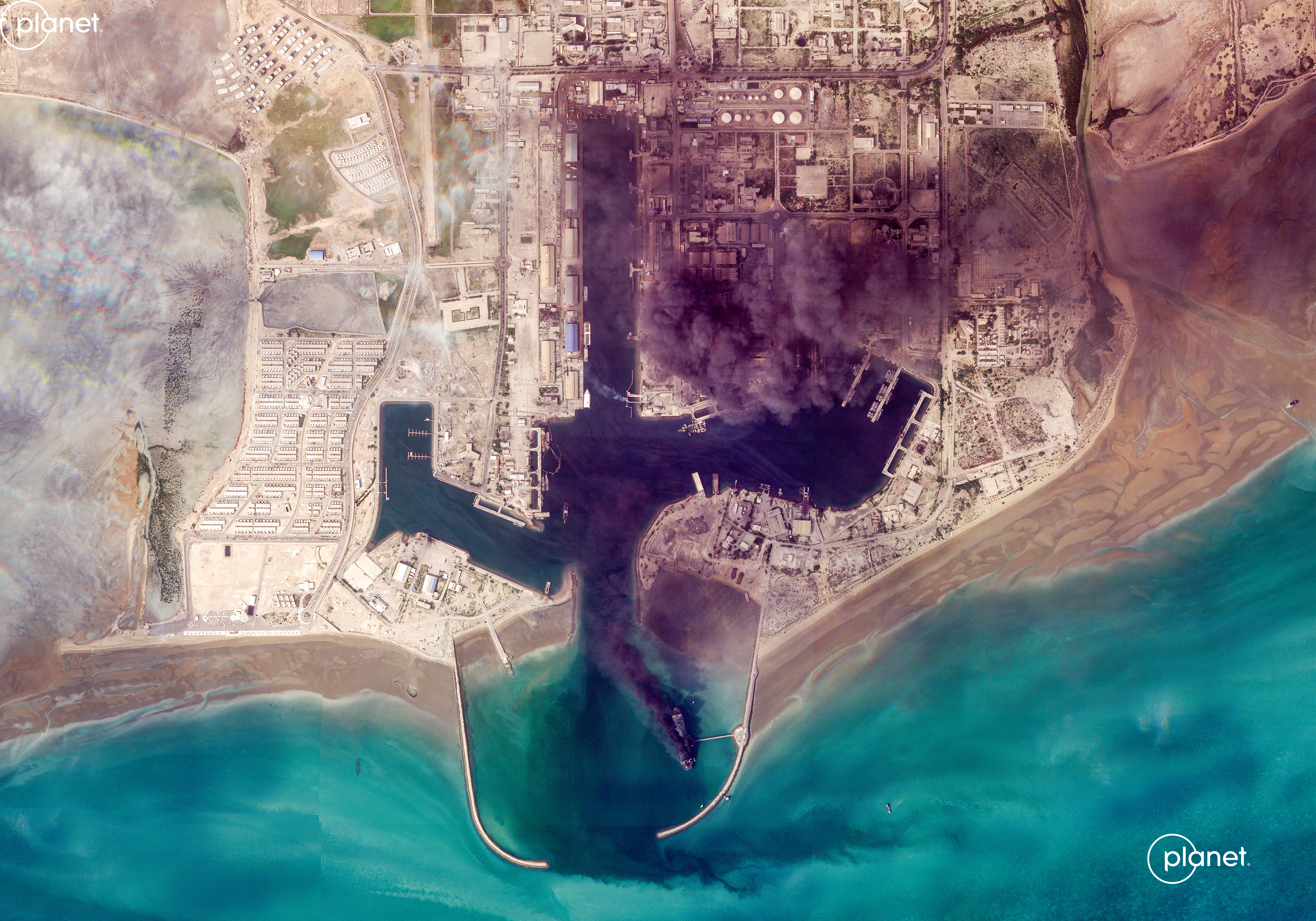Hormuz This handout satellite image taken by 2026 Planet Labs PBC on March 2, 2026 (Photo by 2026 Planet Labs PBC / AFP)