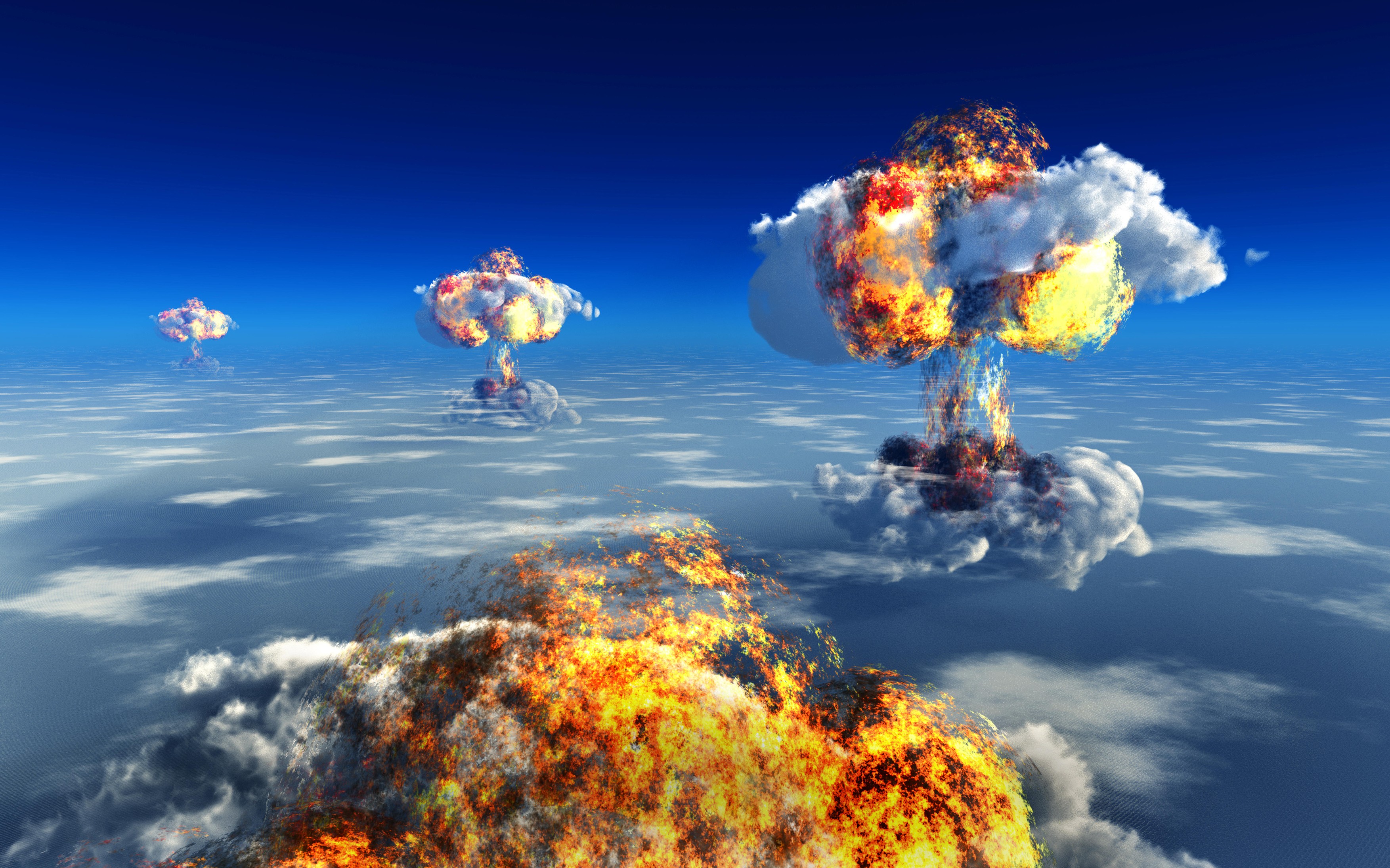 Nuclear Weapons Exploding Around The World