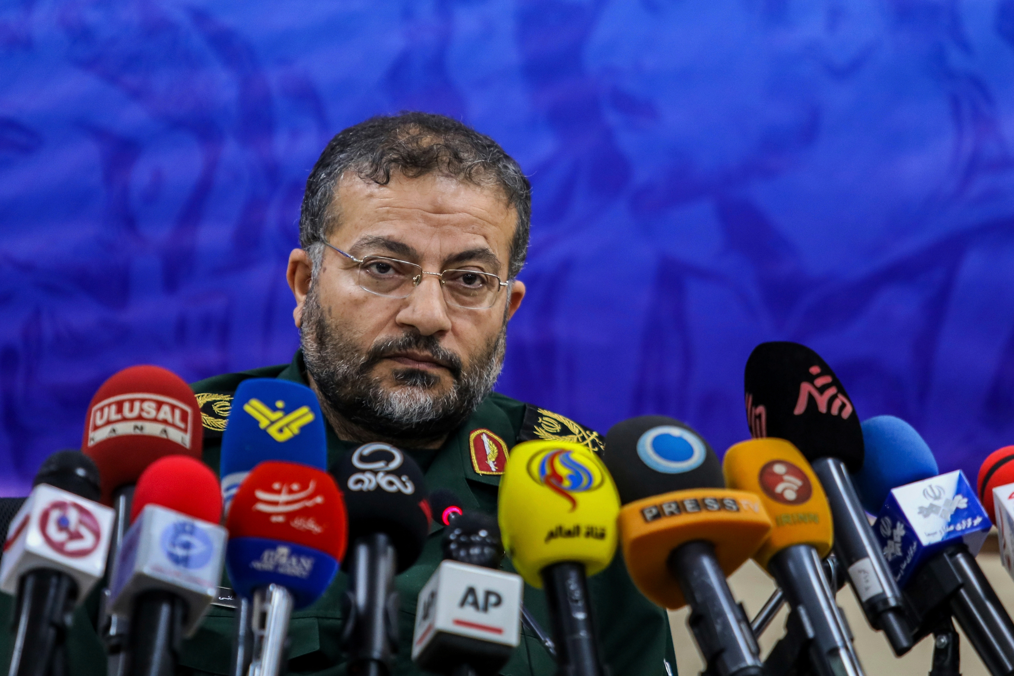 Gholam Reza Soleimani Tehran, Iran, Nov. 18, 2019. (AP Photo/Ebrahim Noroozi, File)