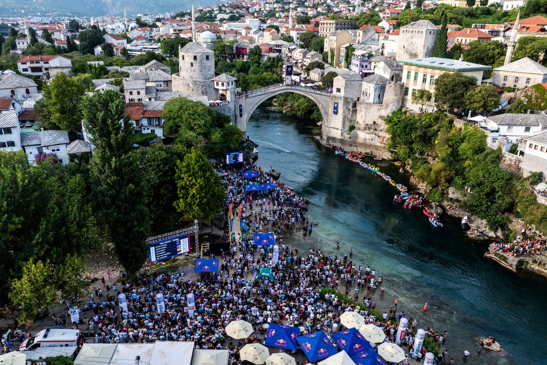 Venue seen during the third competition day of the third stop of the Red Bull Clif
