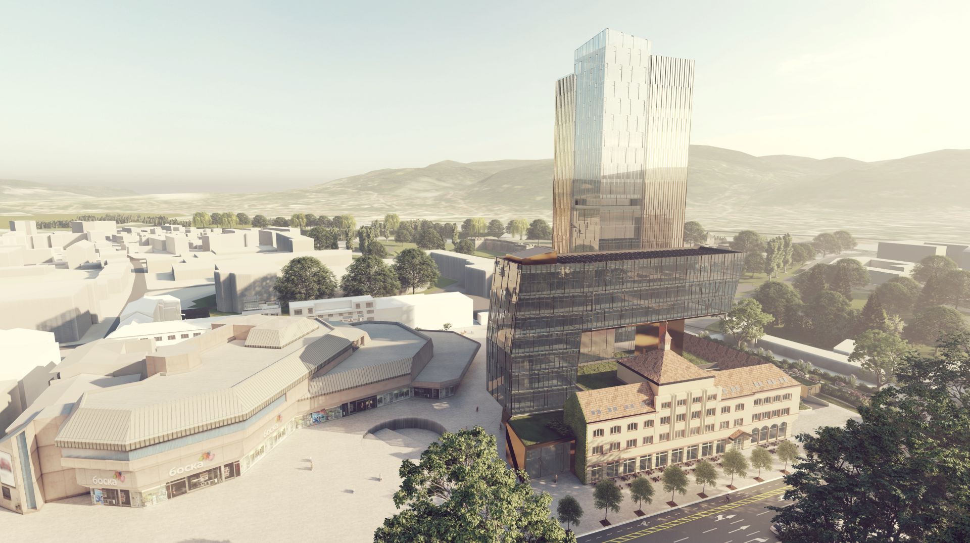 Vizuelni izgled hotela Palas u Banjaluci