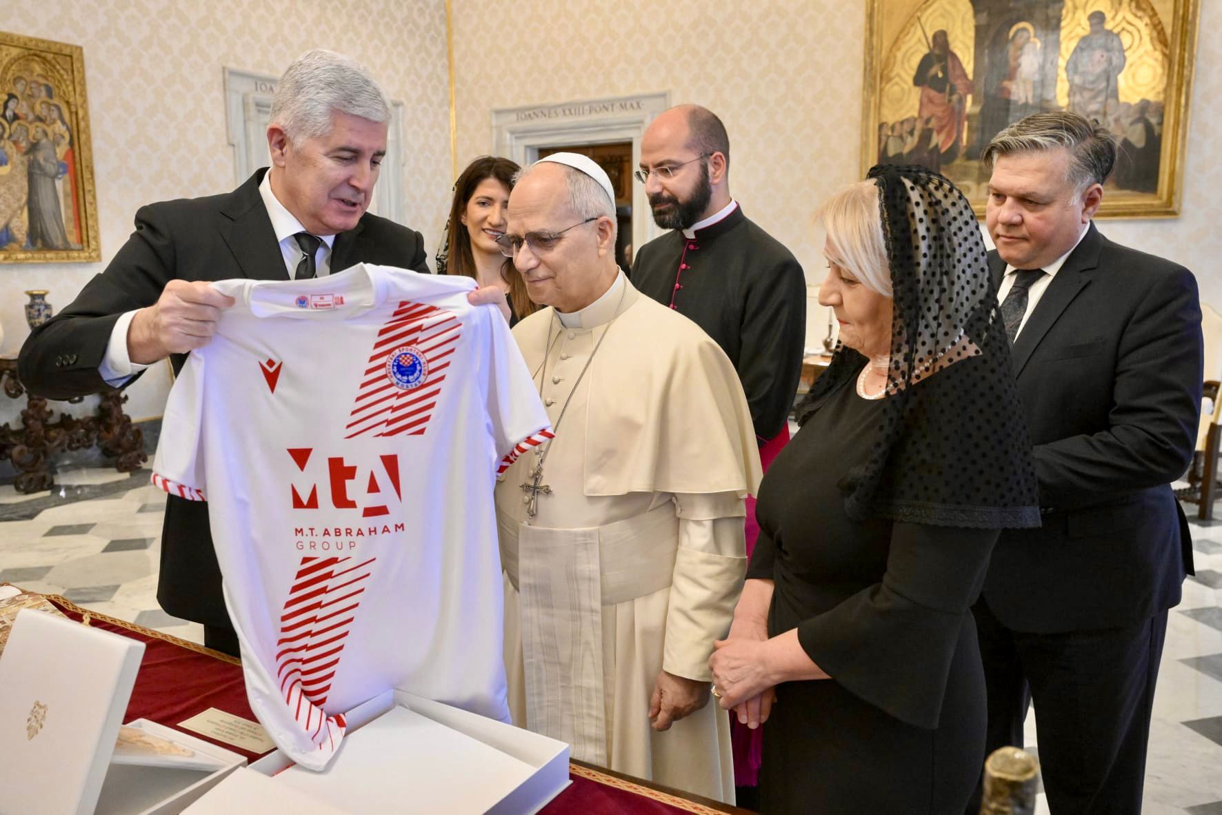 Krišto i Čović kod pape Lava XIV