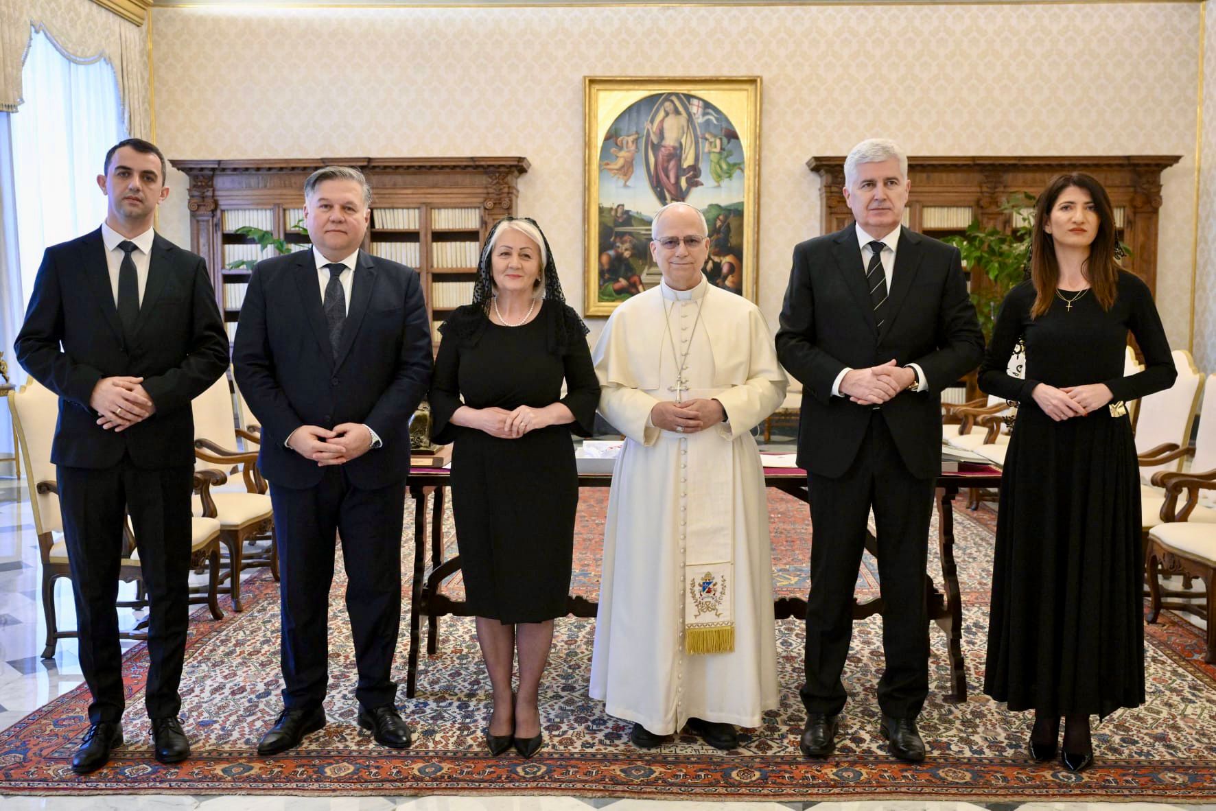 Krišto i Čović kod pape Lava XIV