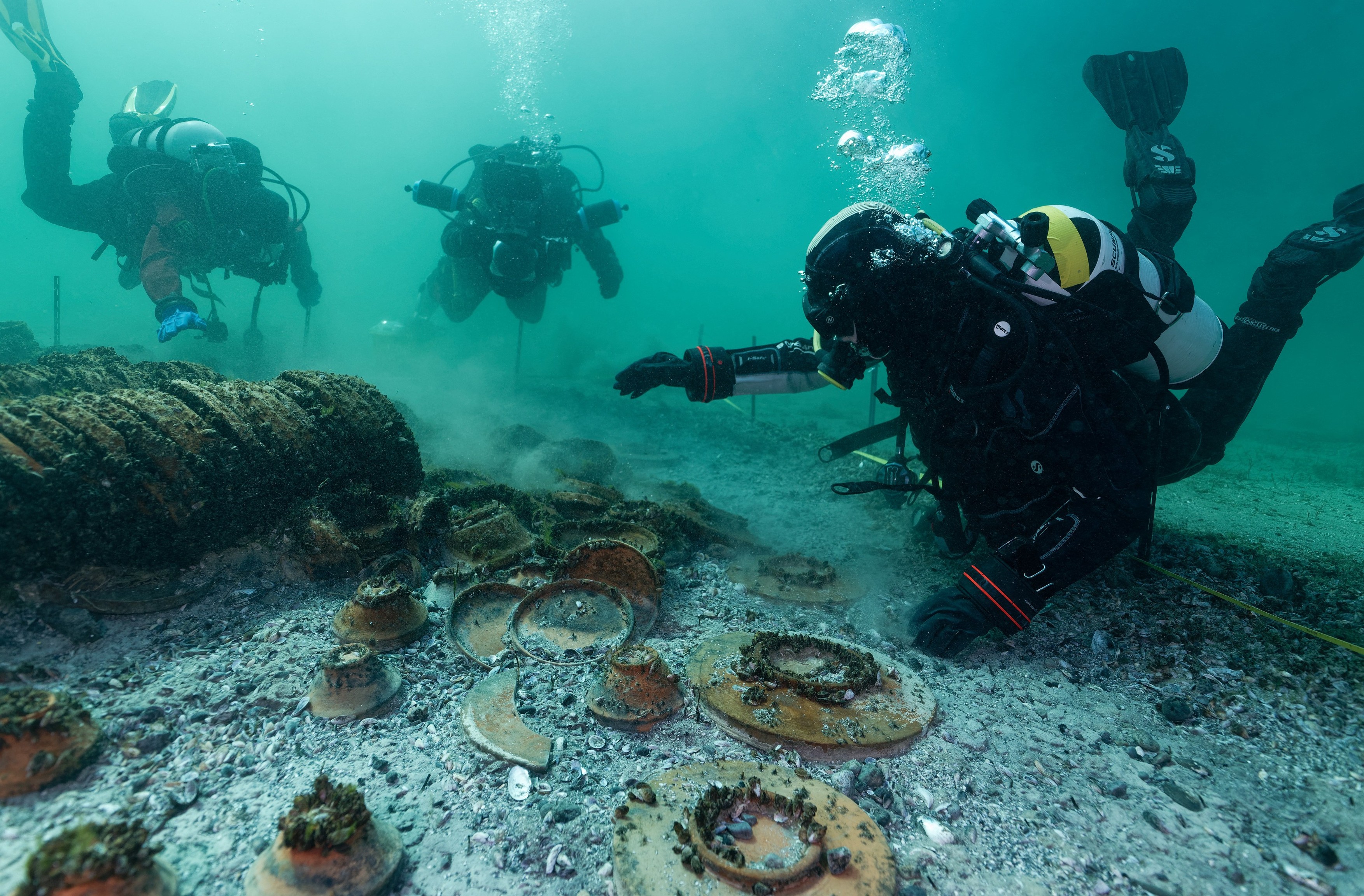 EXCLUSIVE: Story from Jam Press (Roman Shipwreck Hoard) protect the fragile site.