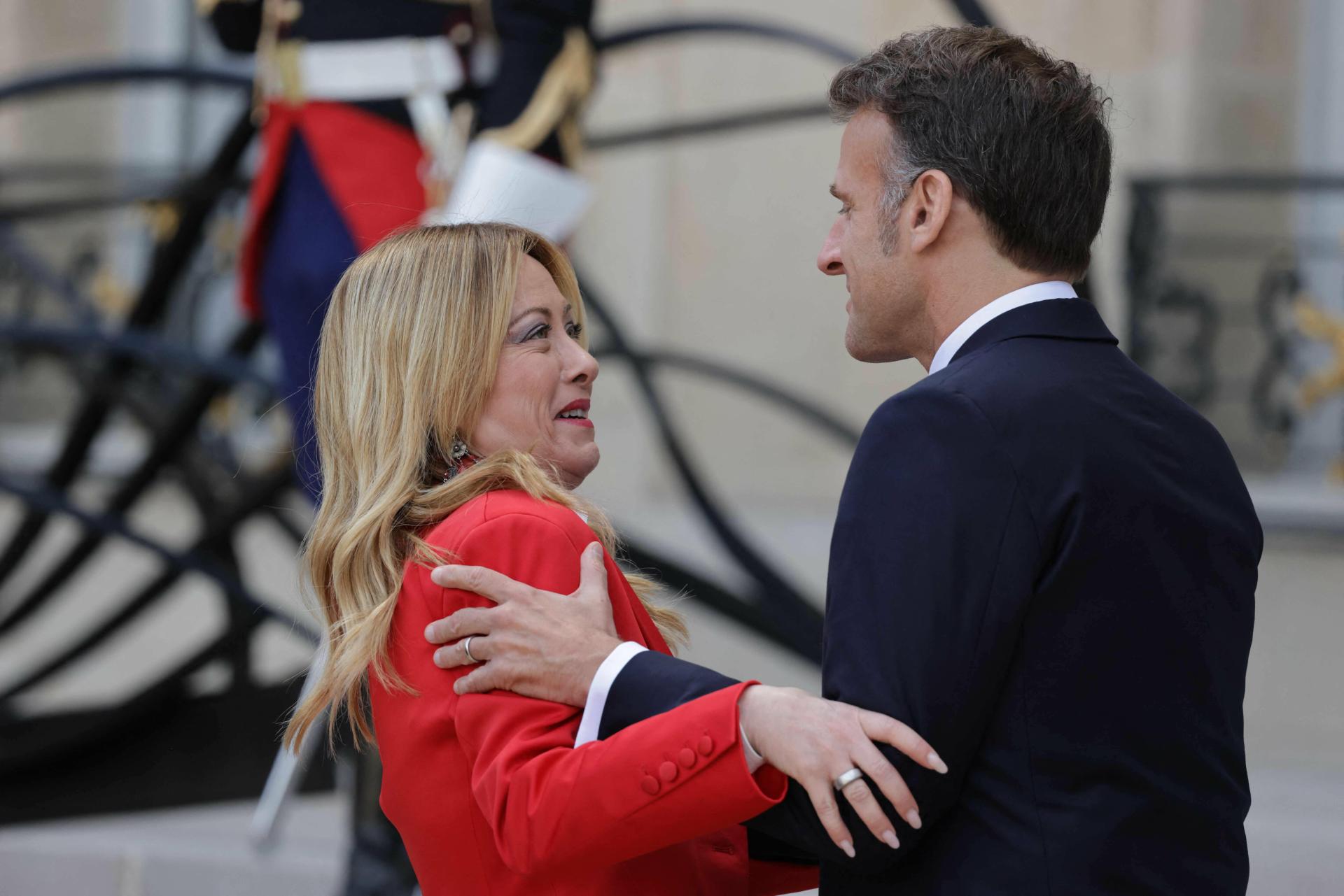 macron i melloni