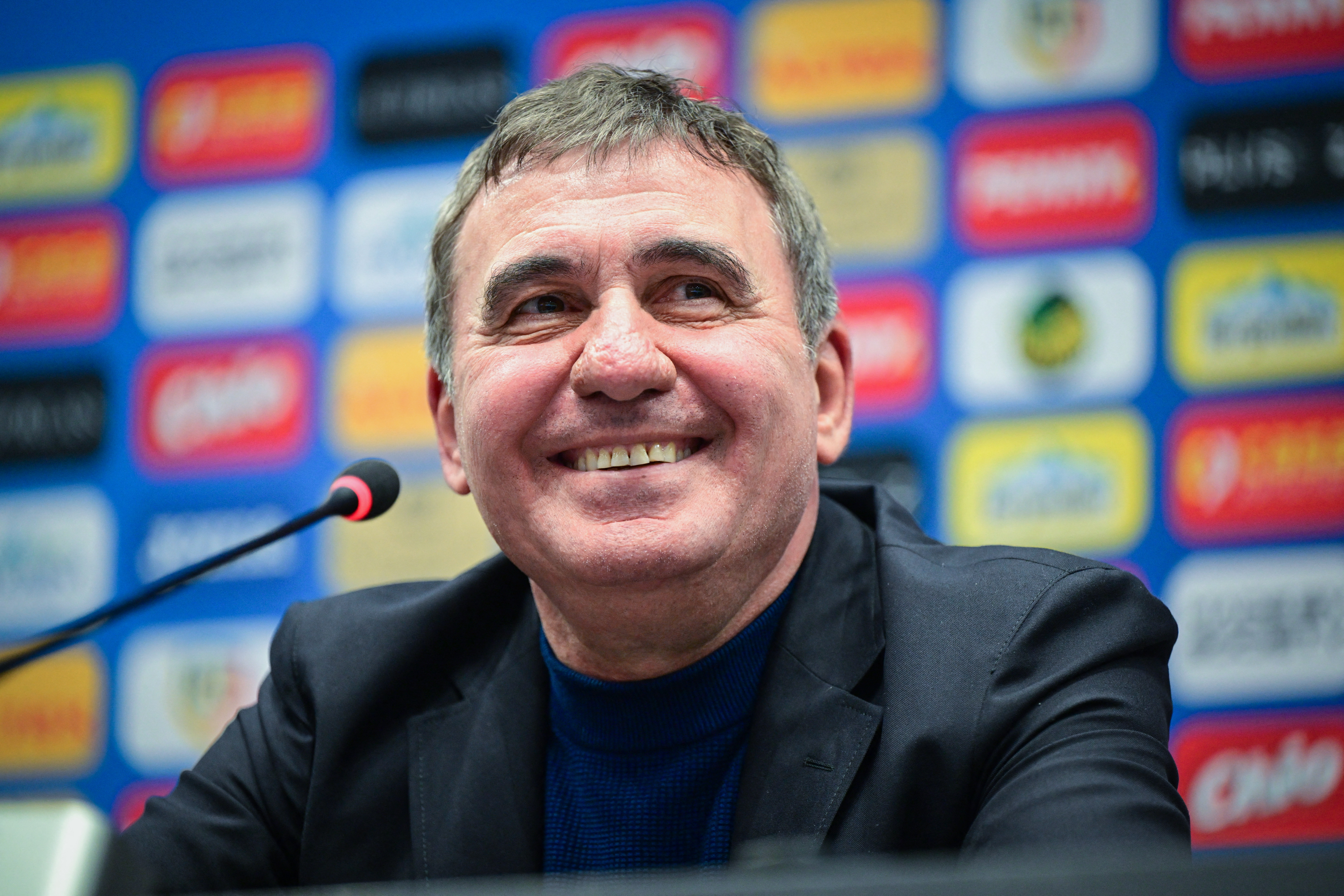 Newly appointed head coach of Romania's national football team Gheorghe Hagi