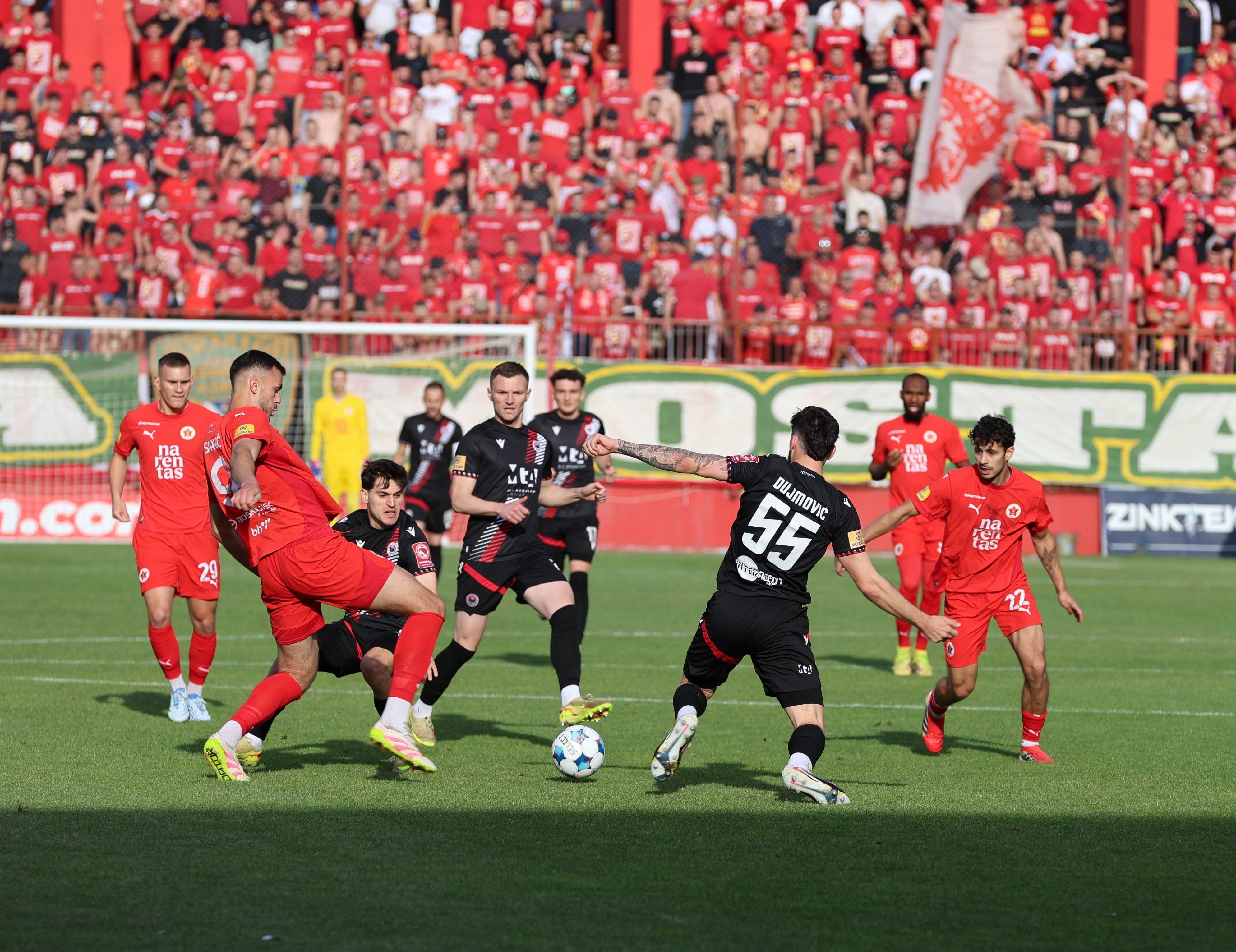 MOSTAR, 13.svibnja(FENA) - ZRINJSKI - VELEŽ(Foto FENA/Branka Soldo)