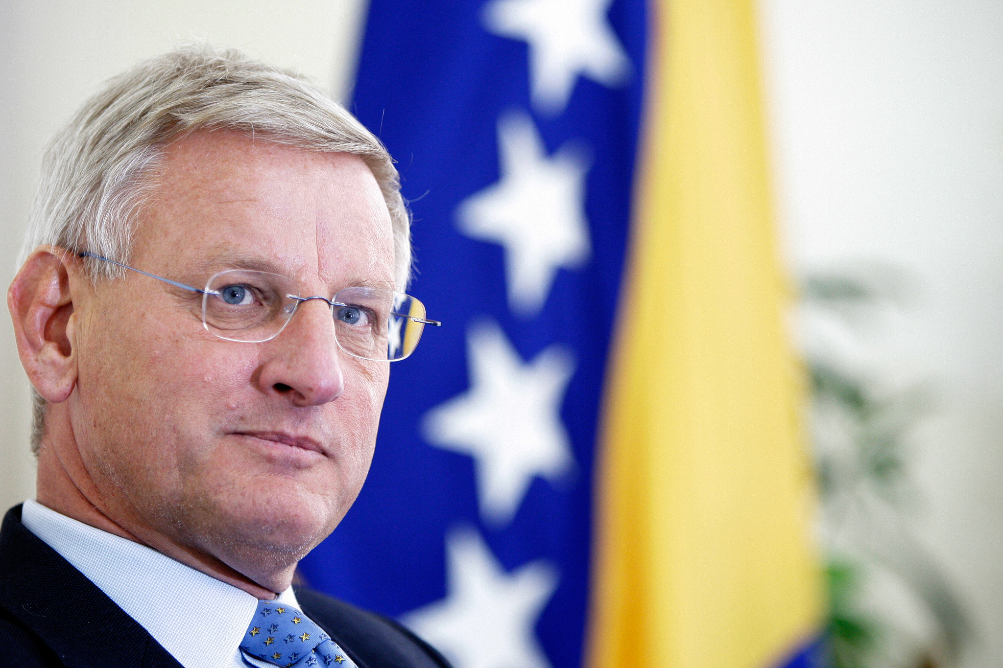 Swedish Foreign Affairs Minister, Carl Bildt  Credit line: Elvis BARUKCIC / AFP / Profimedia