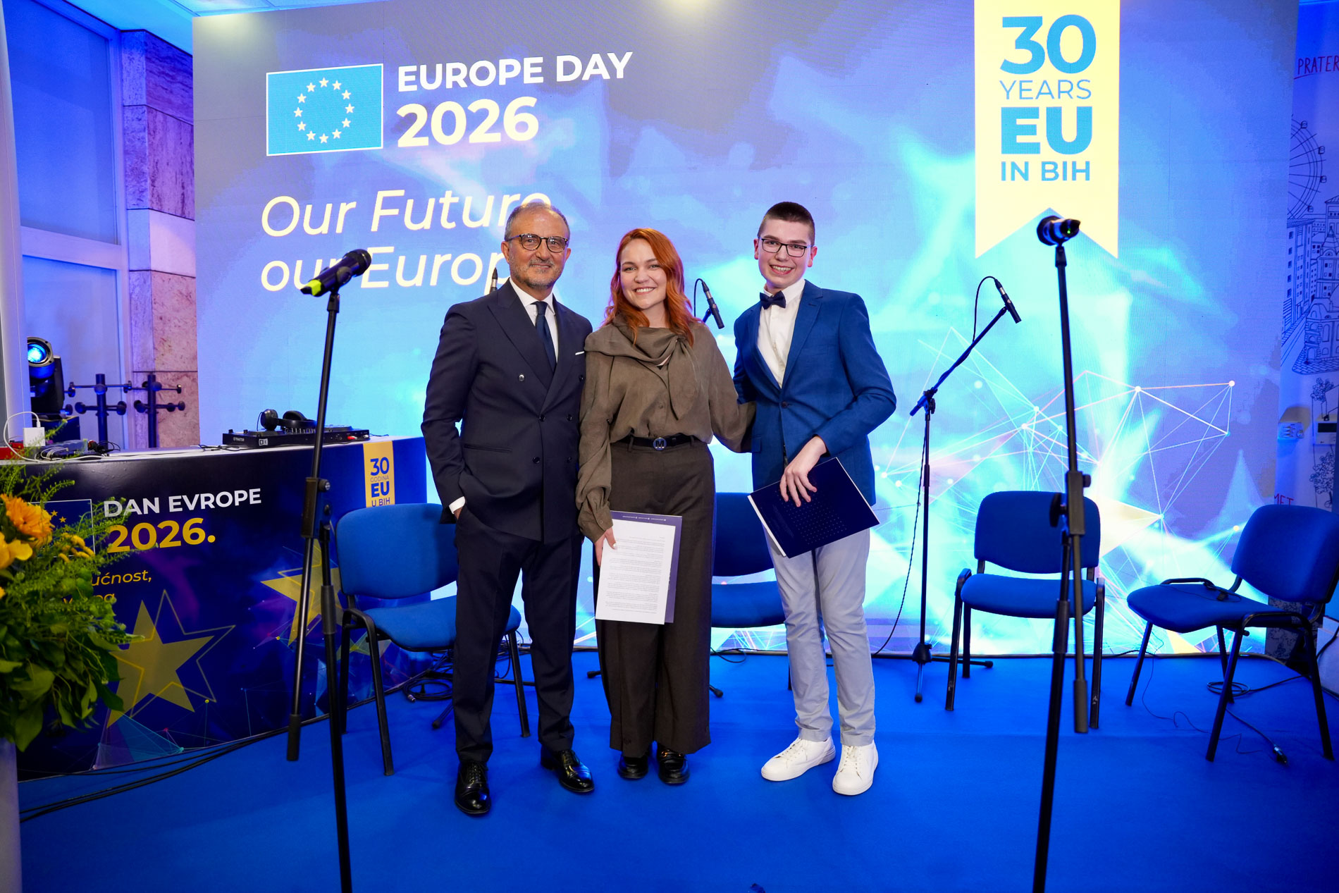 Luigi Soreca, Ivana Vučetić i Afan Huseinspahić